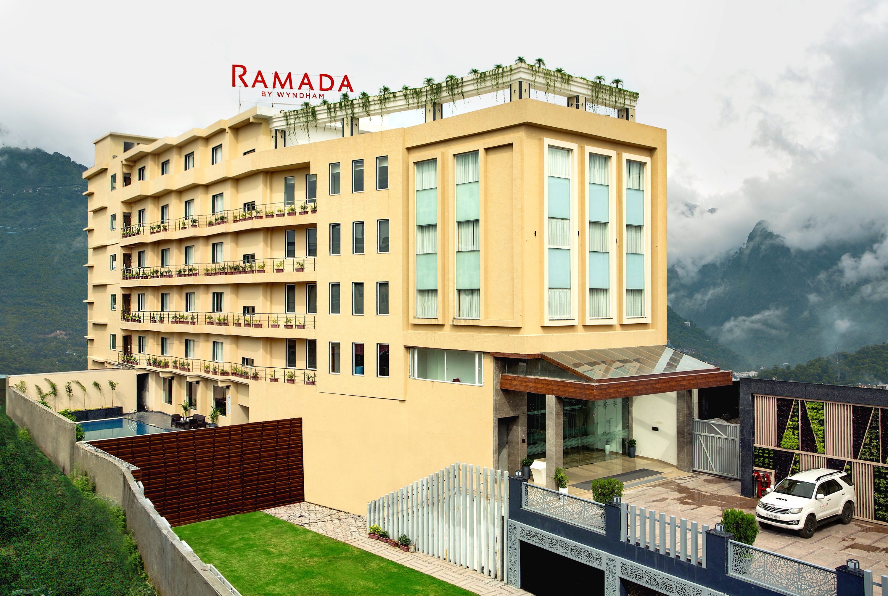 Exterior Day Image of Ramada by Wyndham Katra Station Road hotel in Katra, Other than US/Canada