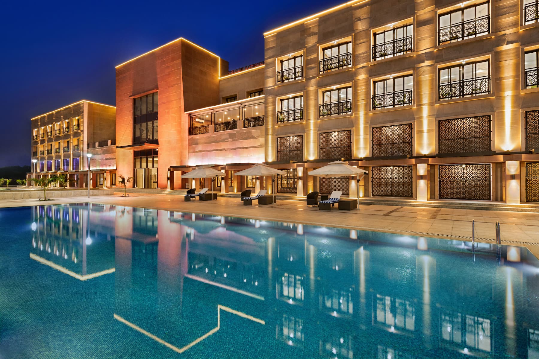 Back Exterior Image of Ramada Encore by Wyndham Statue of Unity hotel in Kevadia, Other than US/Canada