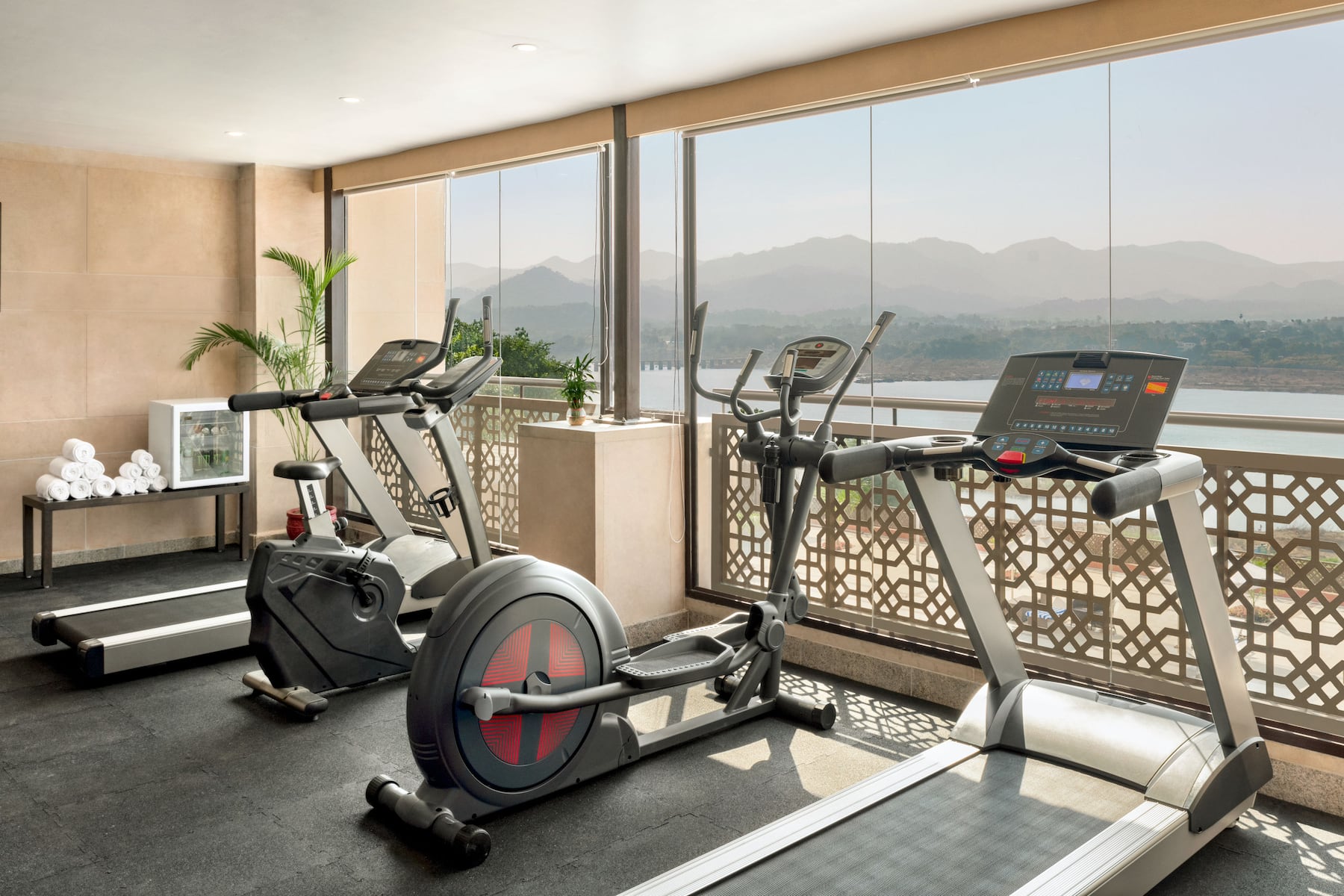 Fitness room at Ramada Encore by Wyndham Statue of Unity in Kevadia, Other than US/Canada