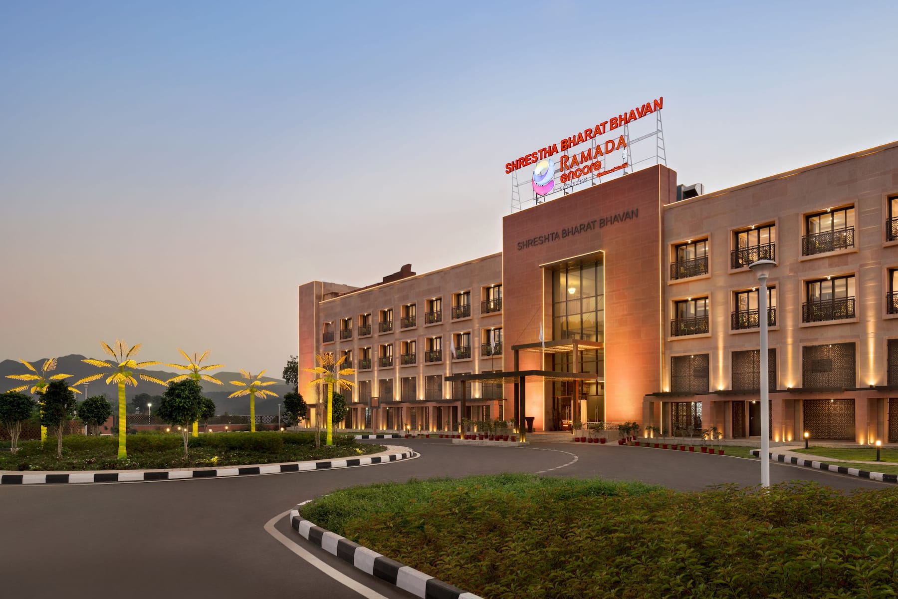 Front Exterior Image of Ramada Encore by Wyndham Statue of Unity hotel in Kevadia, Other than US/Canada