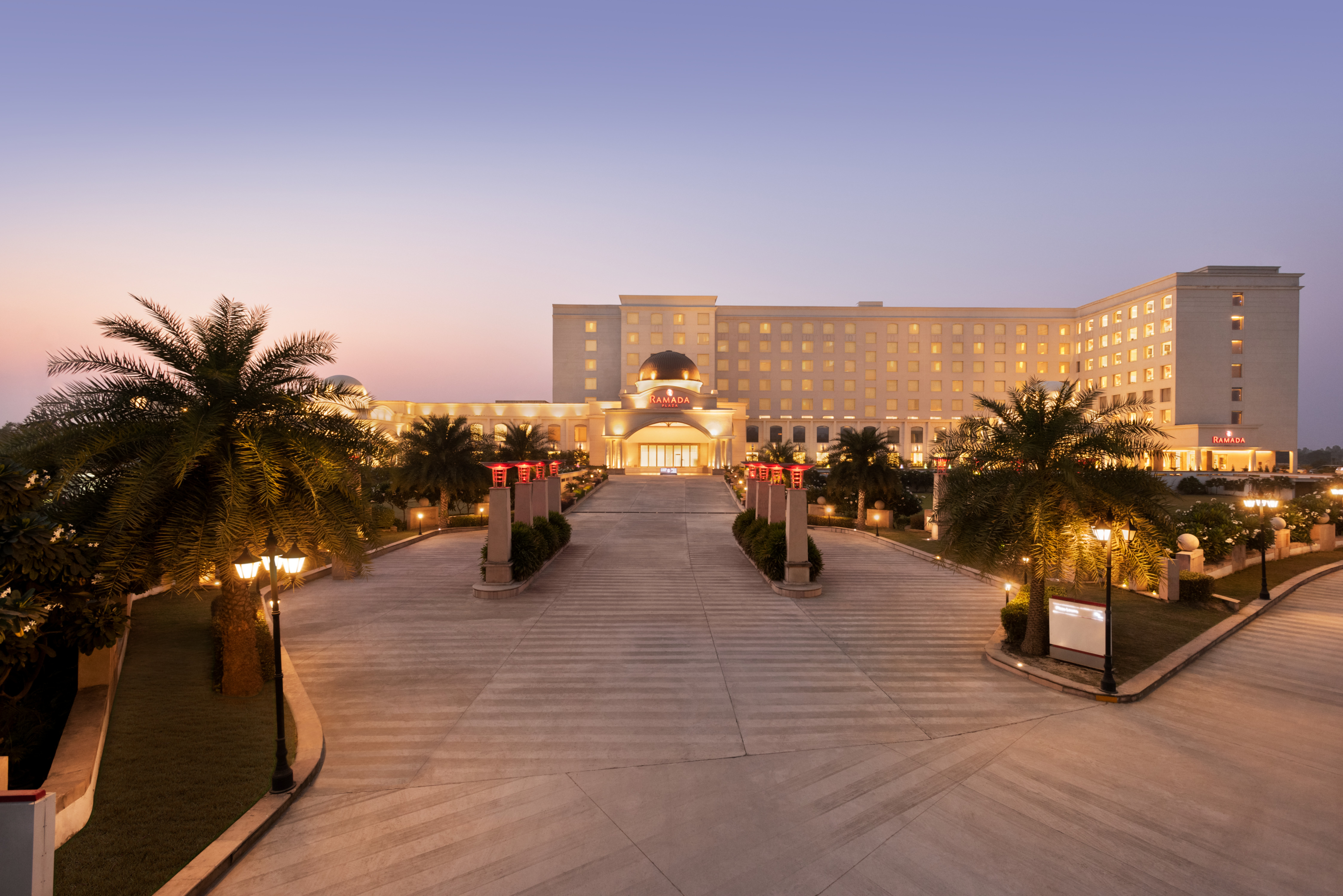 Exterior of Ramada Plaza by Wyndham Lucknow hotel in Lucknow, Other than US/Canada