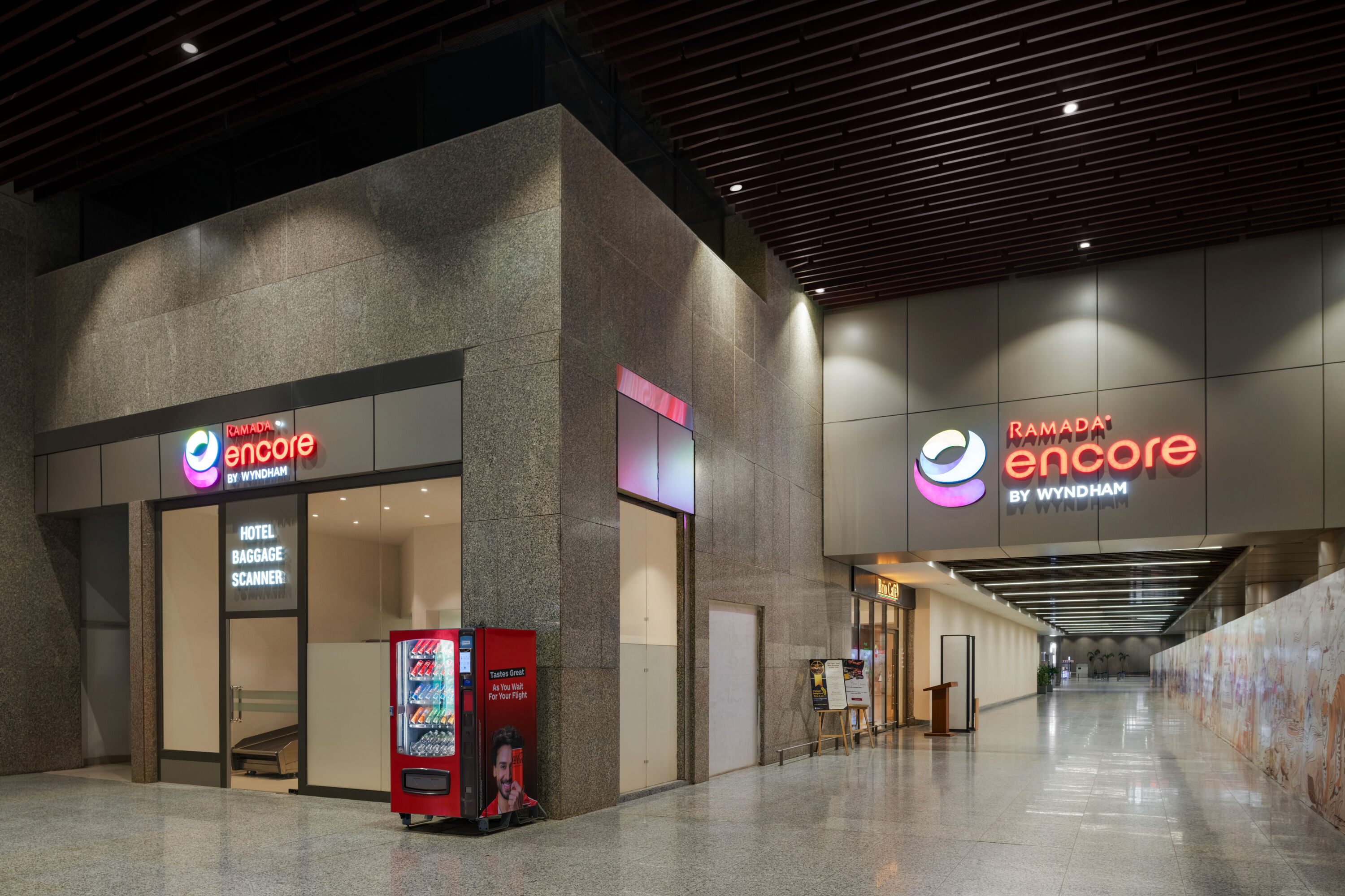 Exterior of Ramada Encore by Wyndham Lucknow Airport hotel in Lucknow, Other than US/Canada