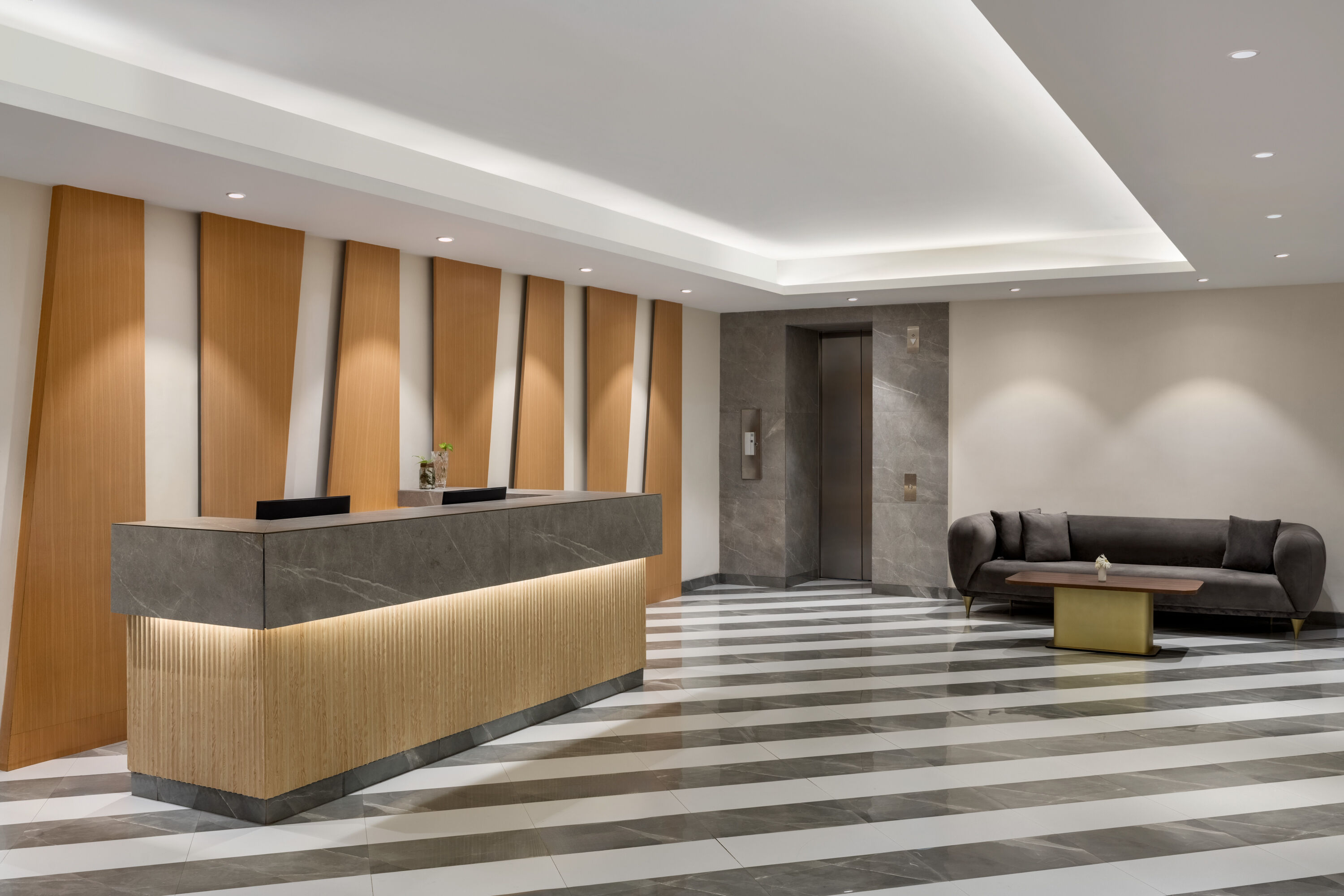 Ramada Encore by Wyndham Lucknow Airport reception in Lucknow, Other than US/Canada