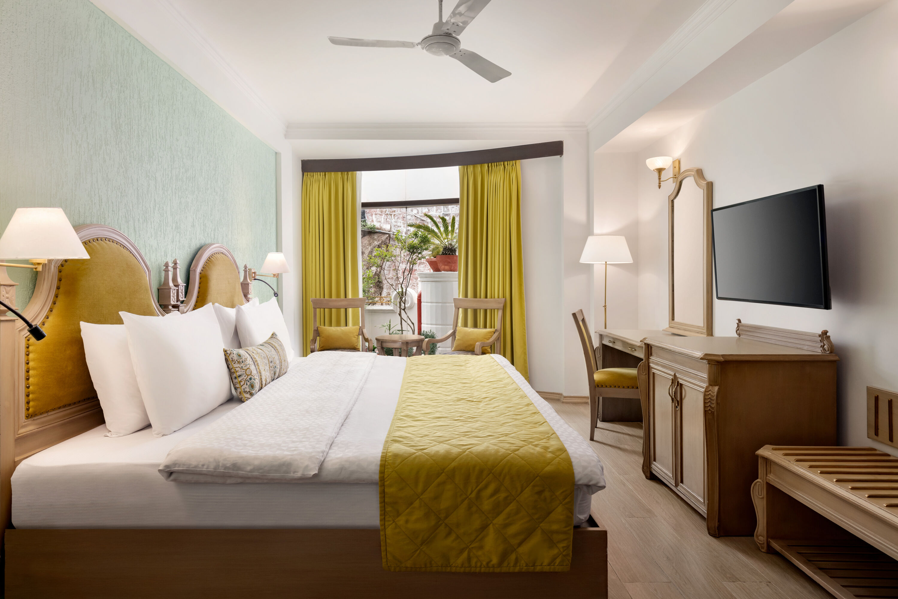 Guest room at the Ramada By Wyndham Mussoorie Mall Road in Mussoorie, Other than US/Canada