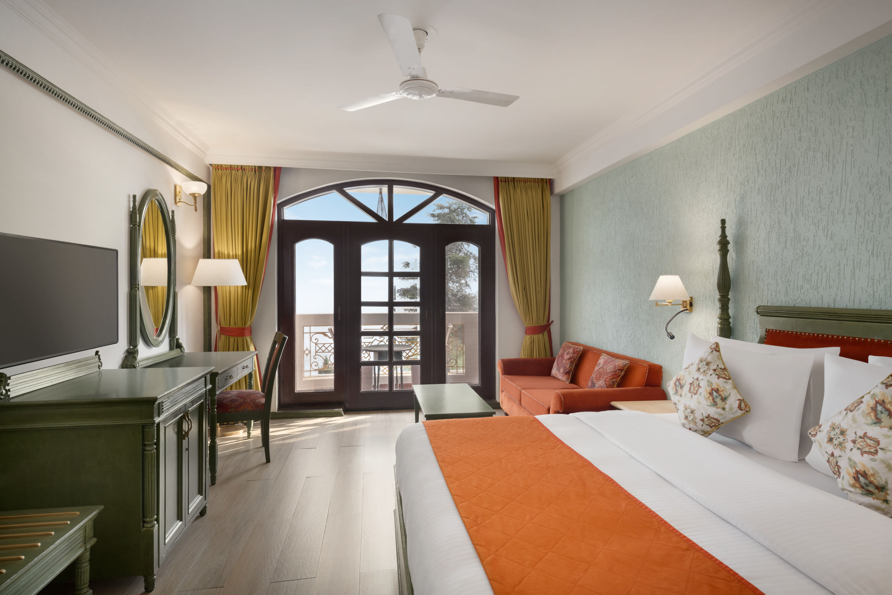 Guest room at the Ramada By Wyndham Mussoorie Mall Road in Mussoorie, Other than US/Canada