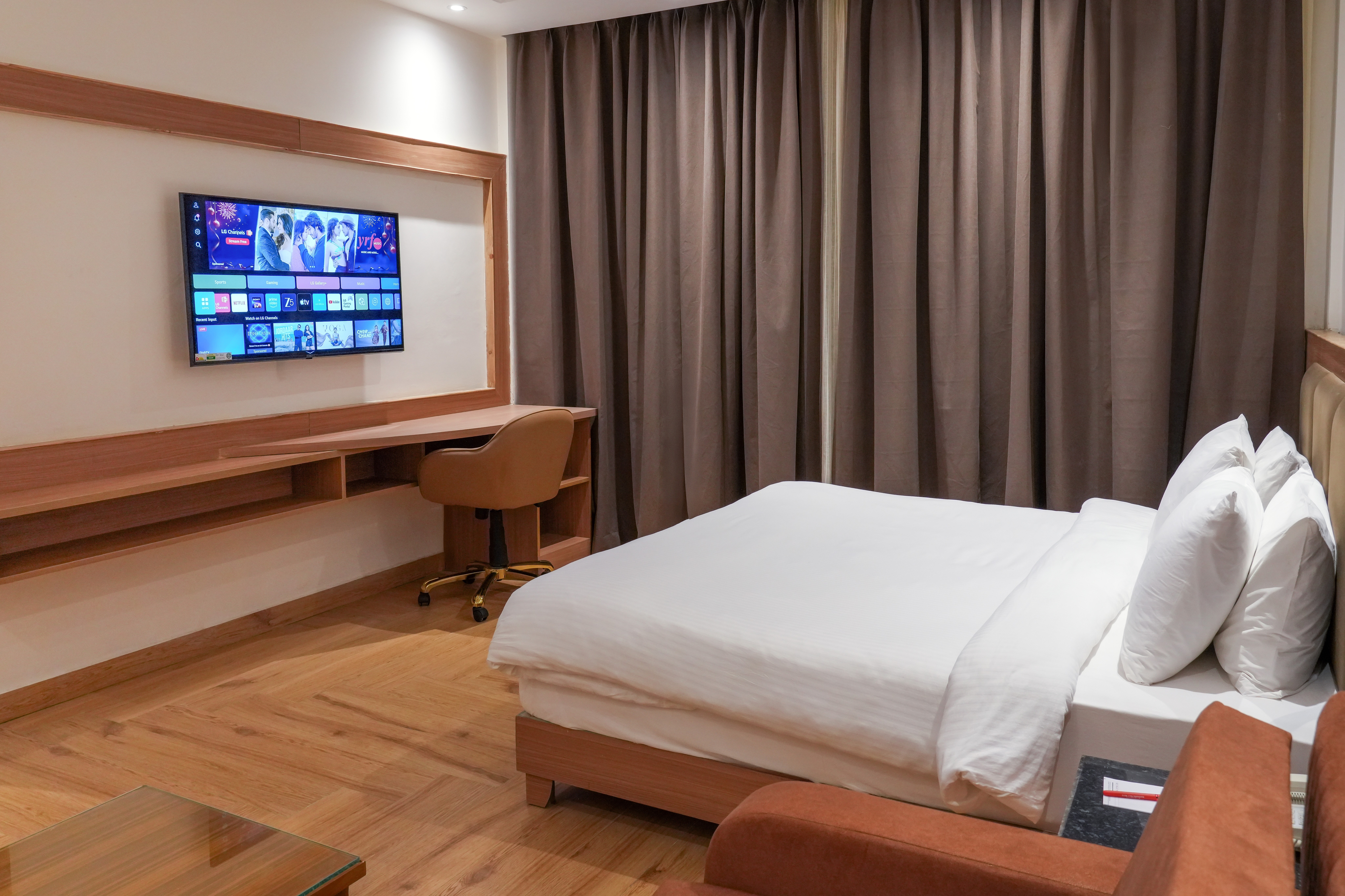 Guest room at the Ramada By Wyndham Mussoorie Mall Road in Mussoorie, Other than US/Canada