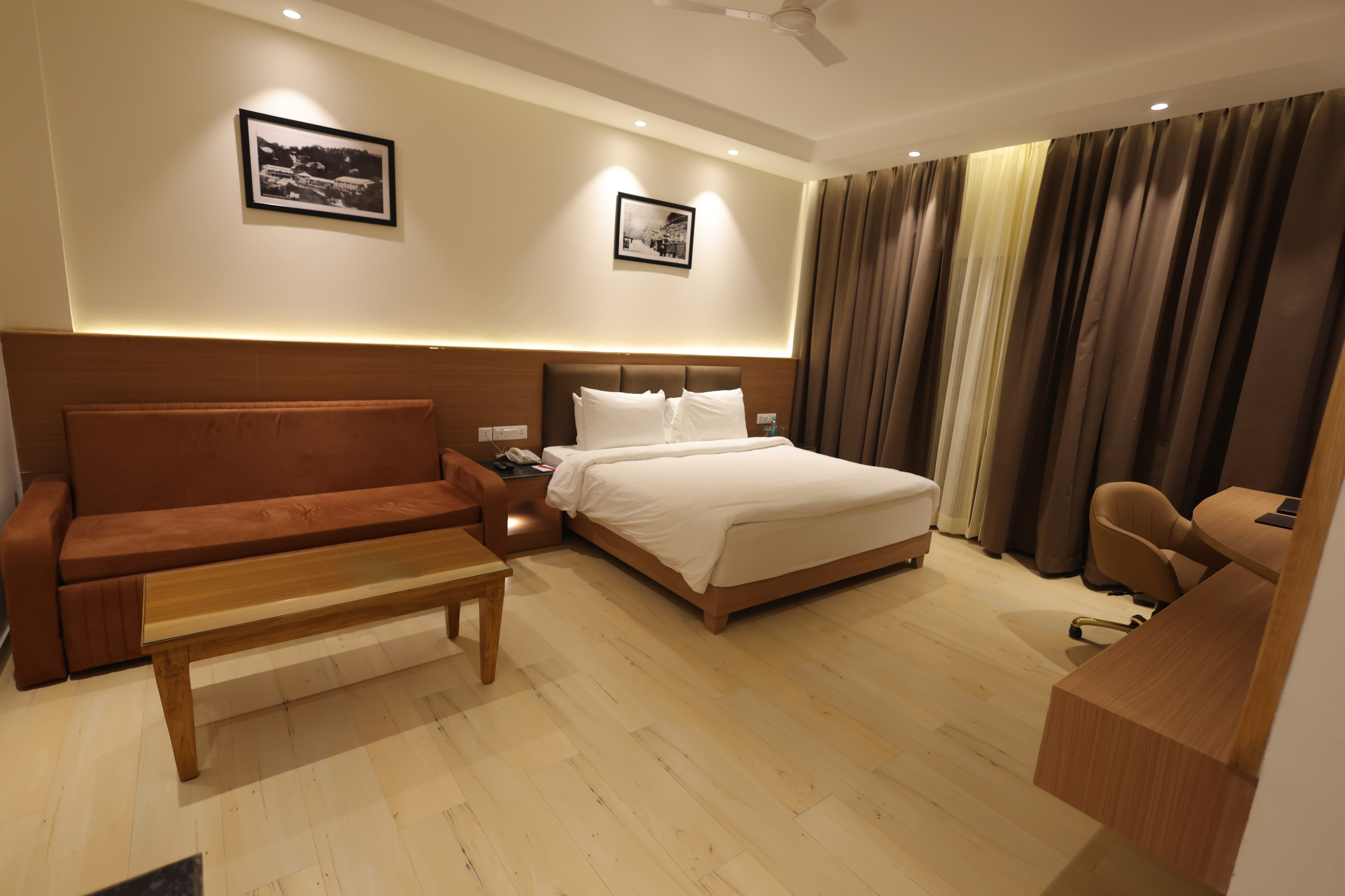 Guest room at the Ramada By Wyndham Mussoorie Mall Road in Mussoorie, Other than US/Canada