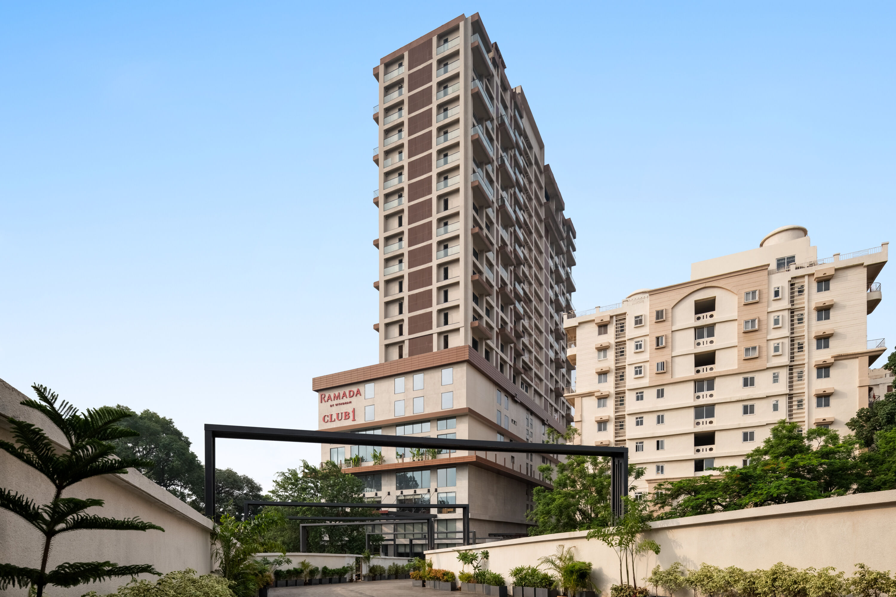 Exterior of Ramada by Wyndham Ranchi Bariatu Road hotel in Ranchi, Other than US/Canada