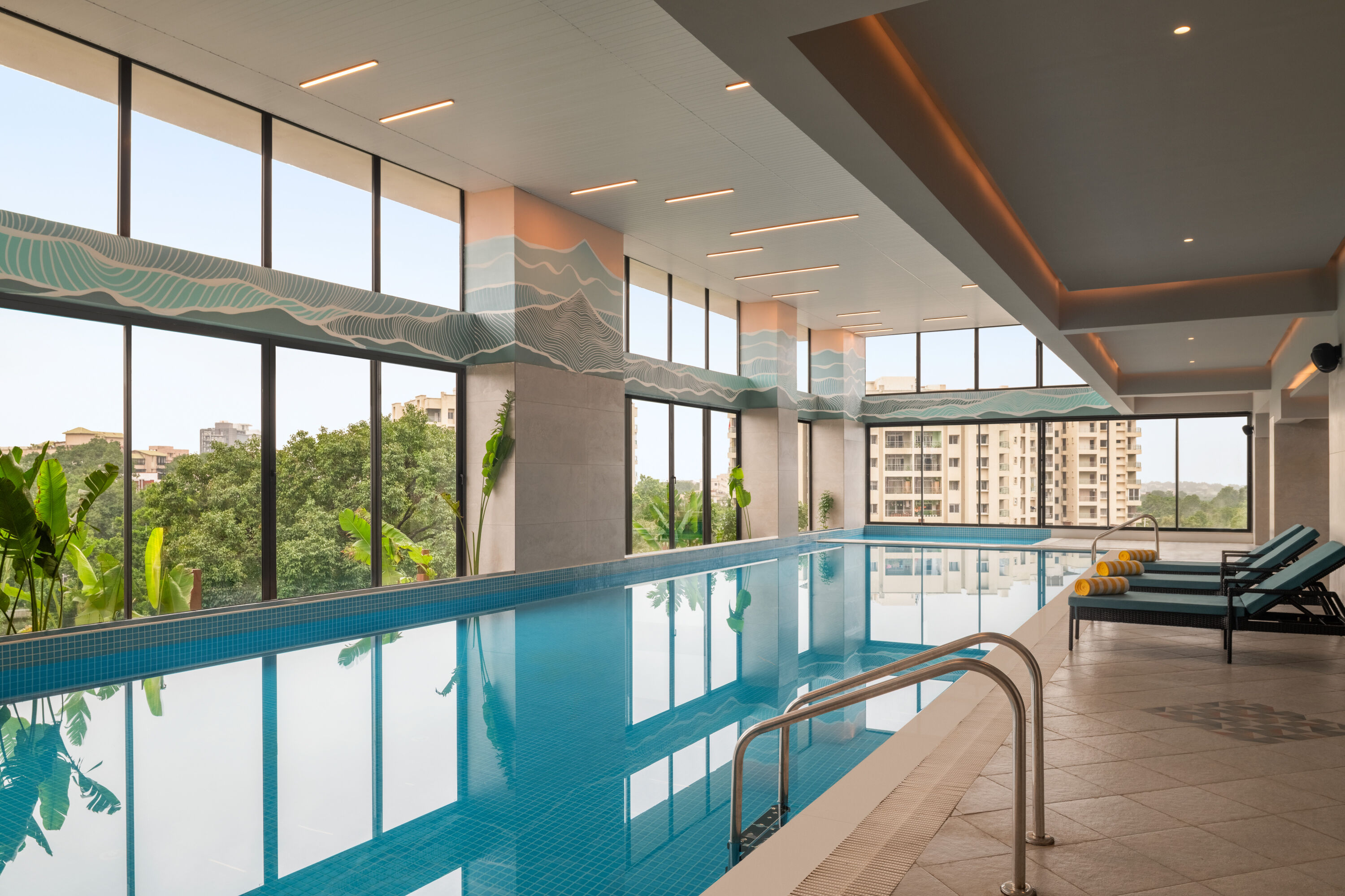 Indoor pool at the Ramada by Wyndham Ranchi Bariatu Road in Ranchi, Other than US/Canada
