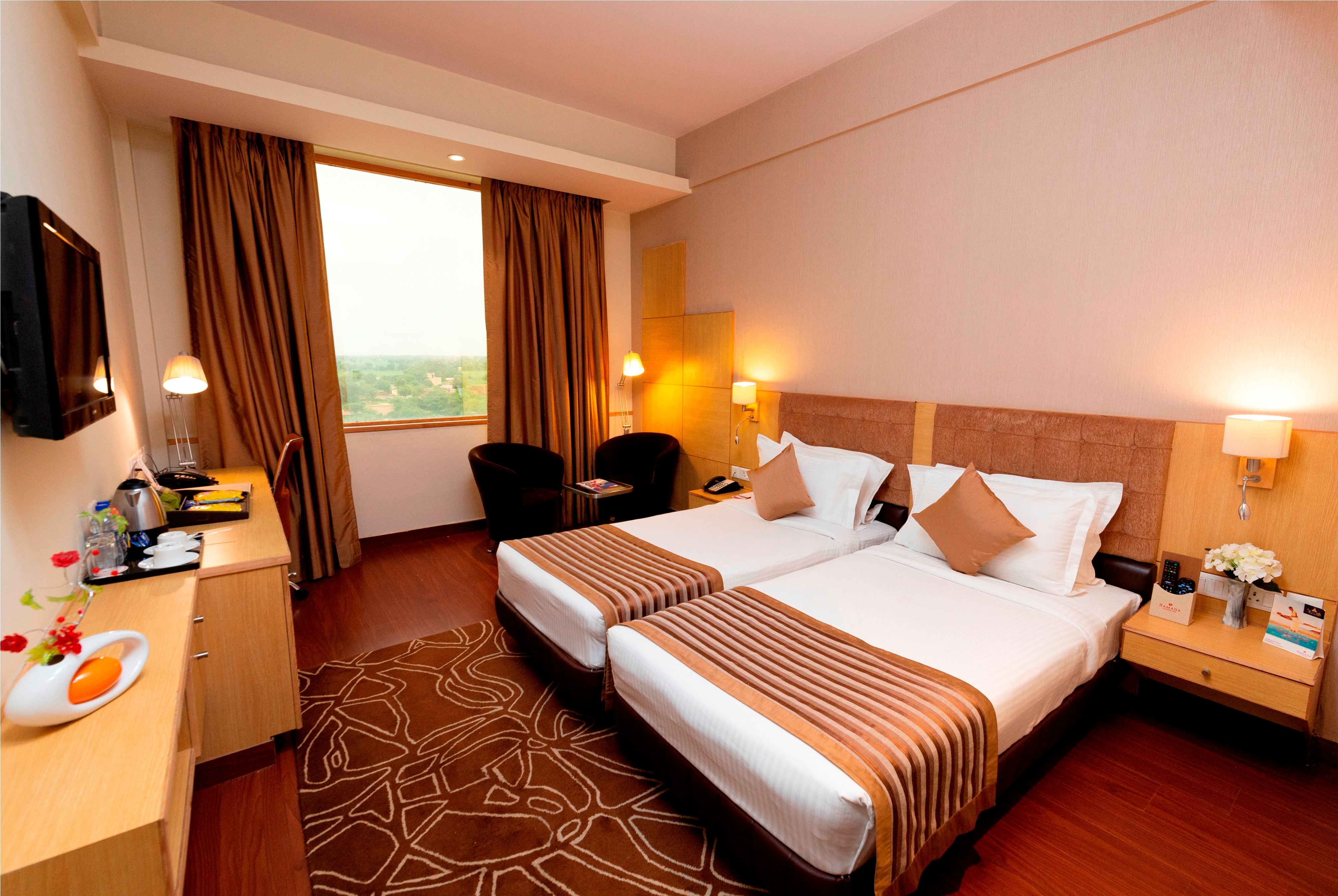 Guest room at the Ramada by Wyndham Neemrana in Shahjahanpur, Other than US/Canada
