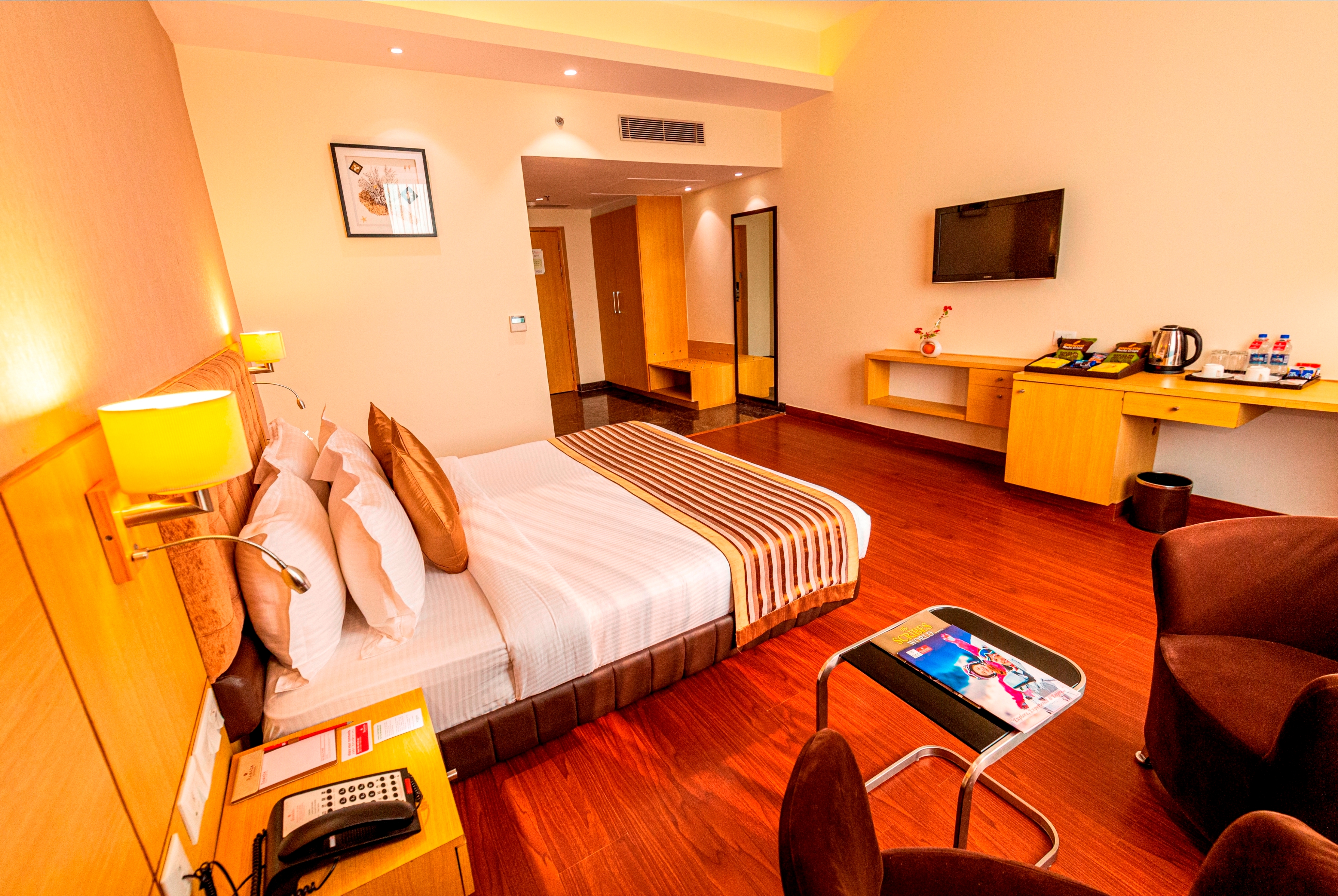 Guest room at the Ramada by Wyndham Neemrana in Shahjahanpur, Other than US/Canada