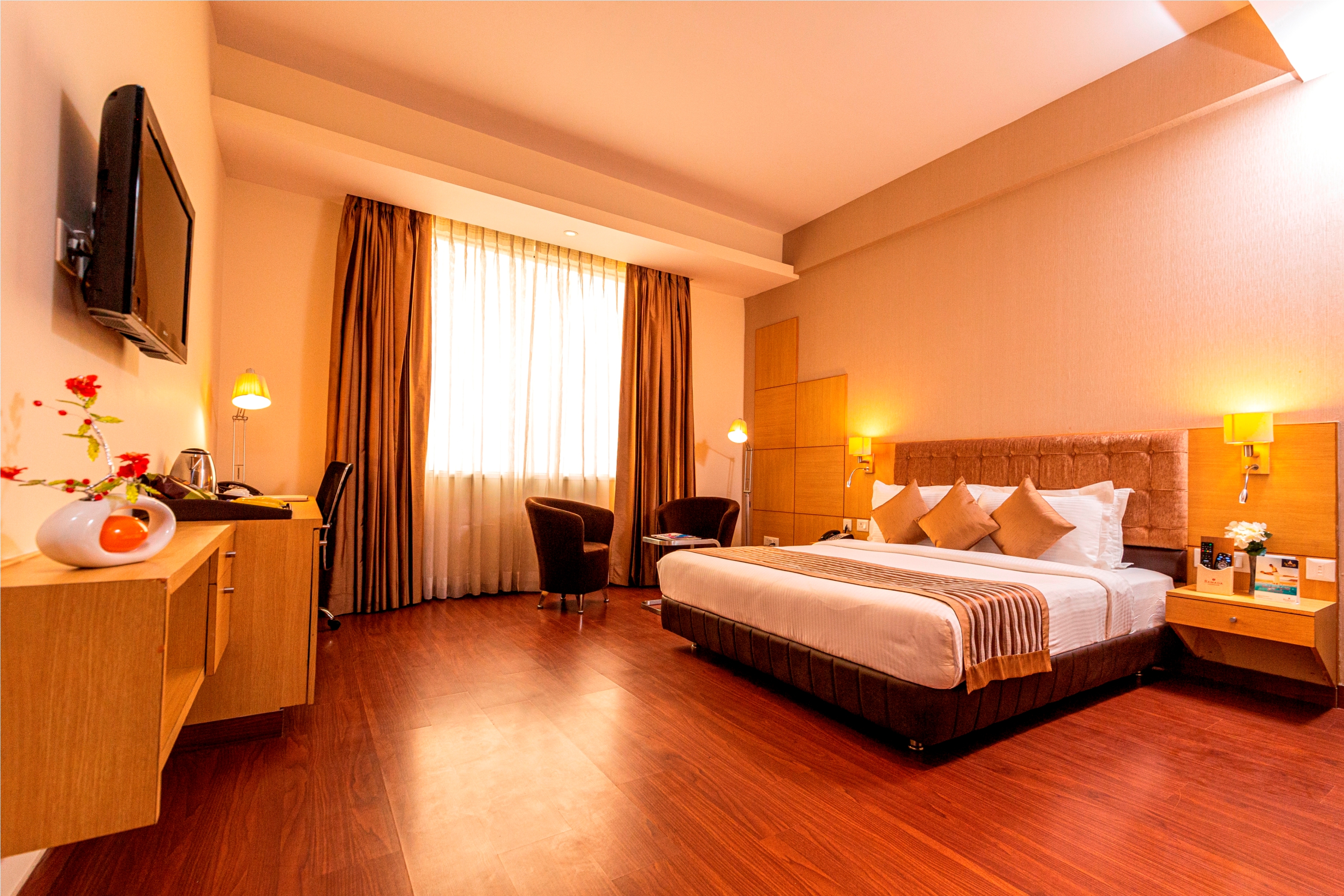 Guest room at the Ramada by Wyndham Neemrana in Shahjahanpur, Other than US/Canada