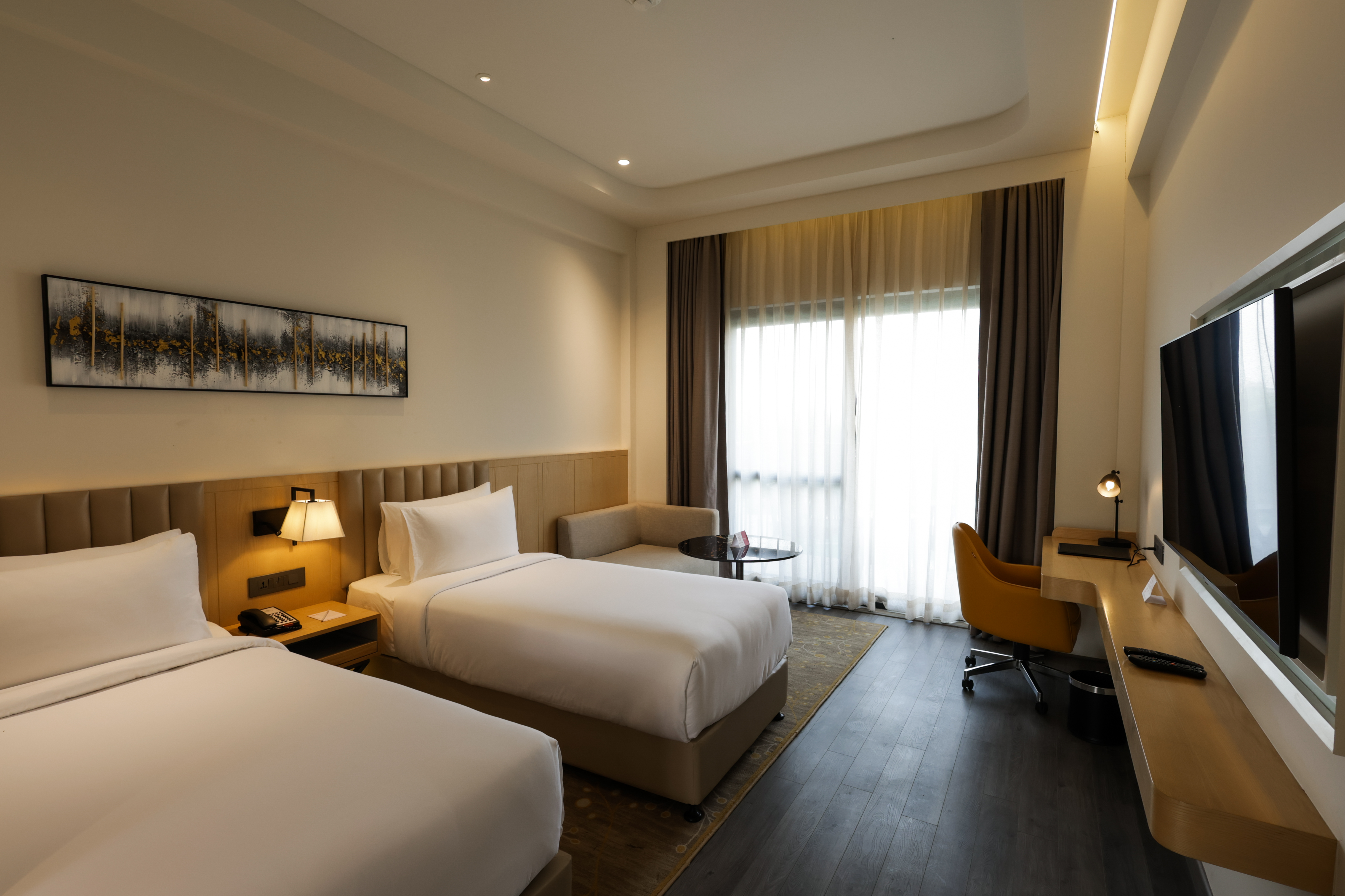 Guest room at the Ramada by Wyndham Sonipat Murthal in Sonipat, Other than US/Canada