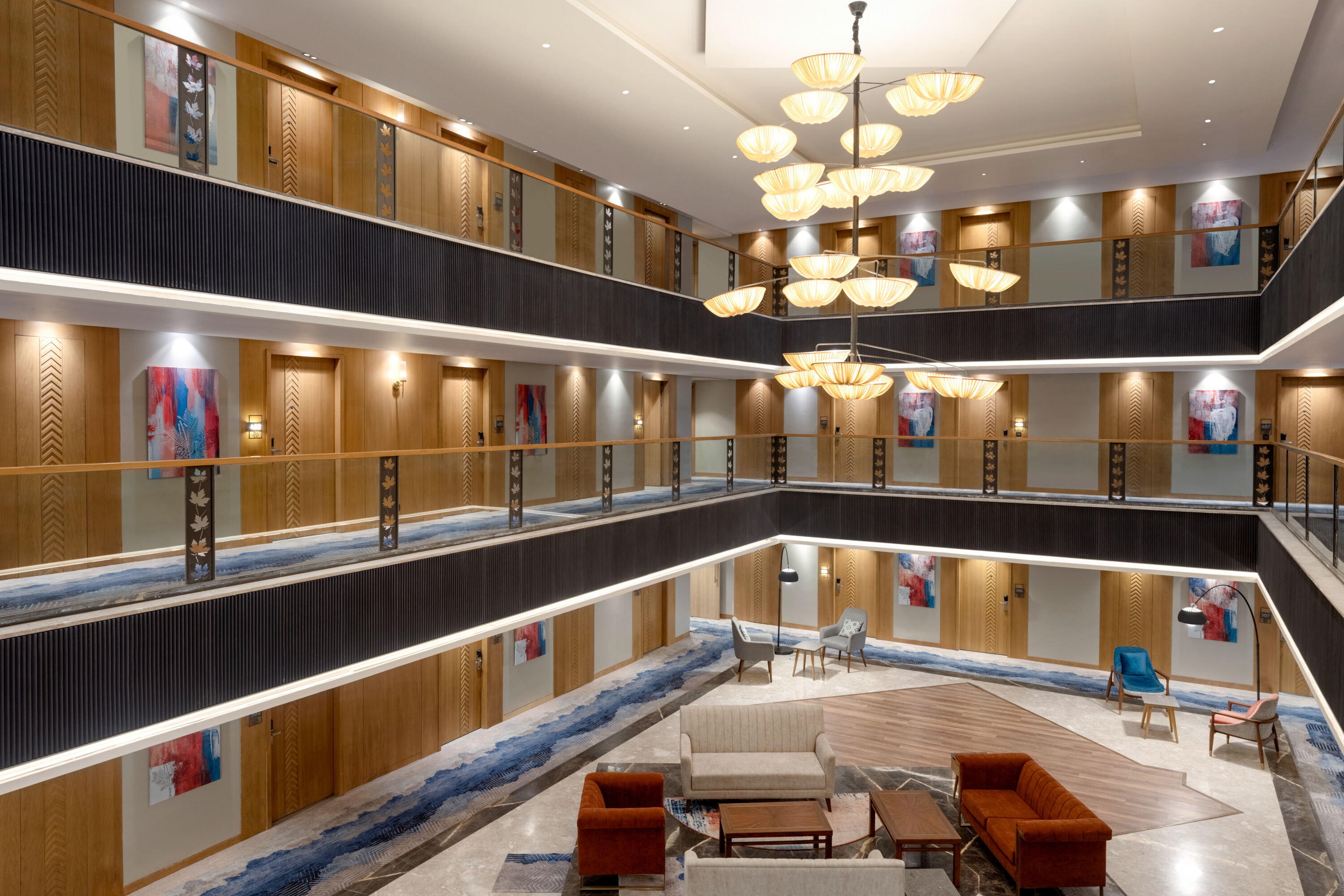 Ramada Encore by Wyndham Rajbagh Srinagar lobby atrium in Srinagar, Other than US/Canada