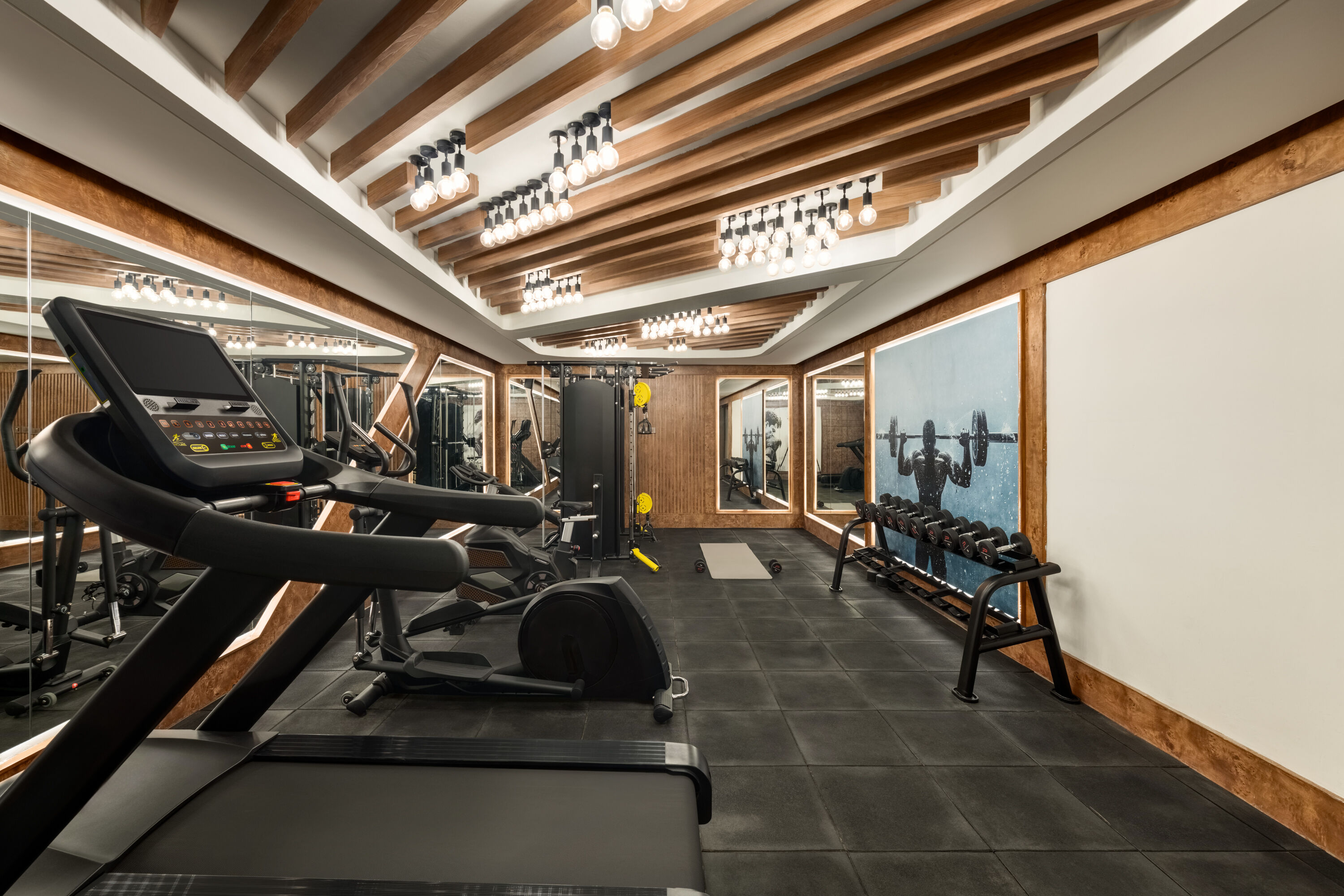 Fitness room at Ramada Encore by Wyndham Rajbagh Srinagar in Srinagar, Other than US/Canada