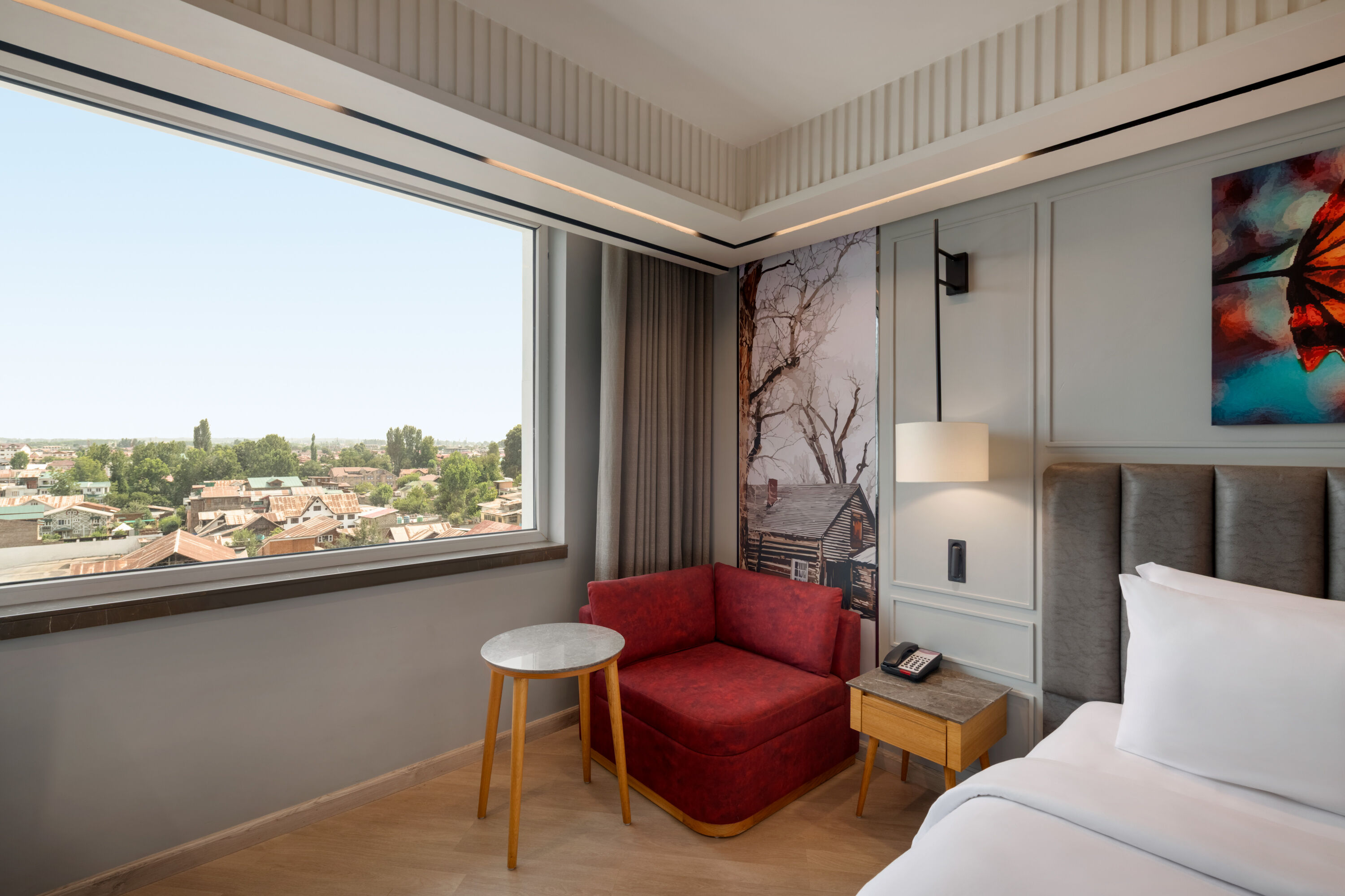 Guest room at the Ramada Encore by Wyndham Rajbagh Srinagar in Srinagar, Other than US/Canada