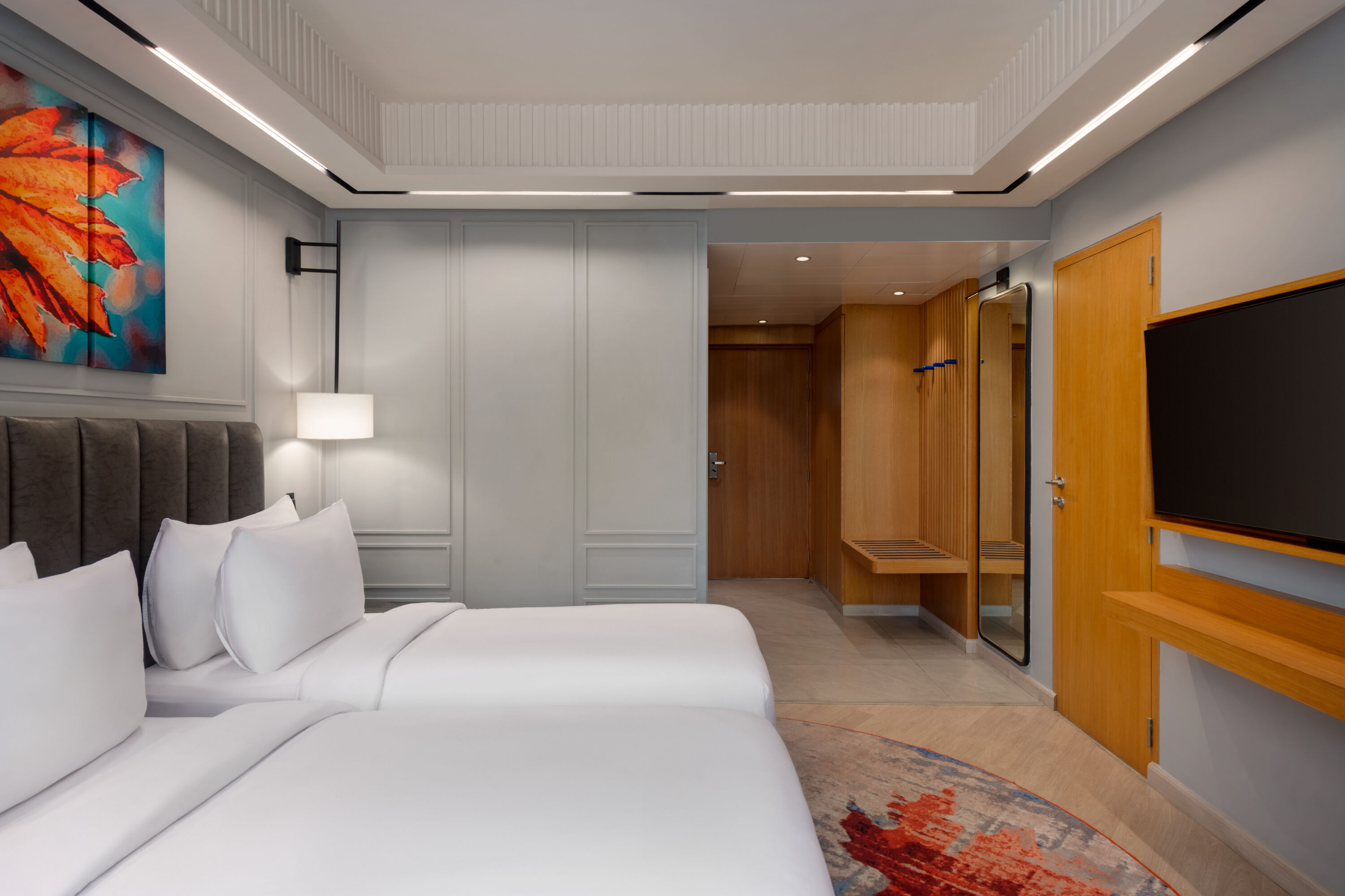 Guest room at the Ramada Encore by Wyndham Rajbagh Srinagar in Srinagar, Other than US/Canada