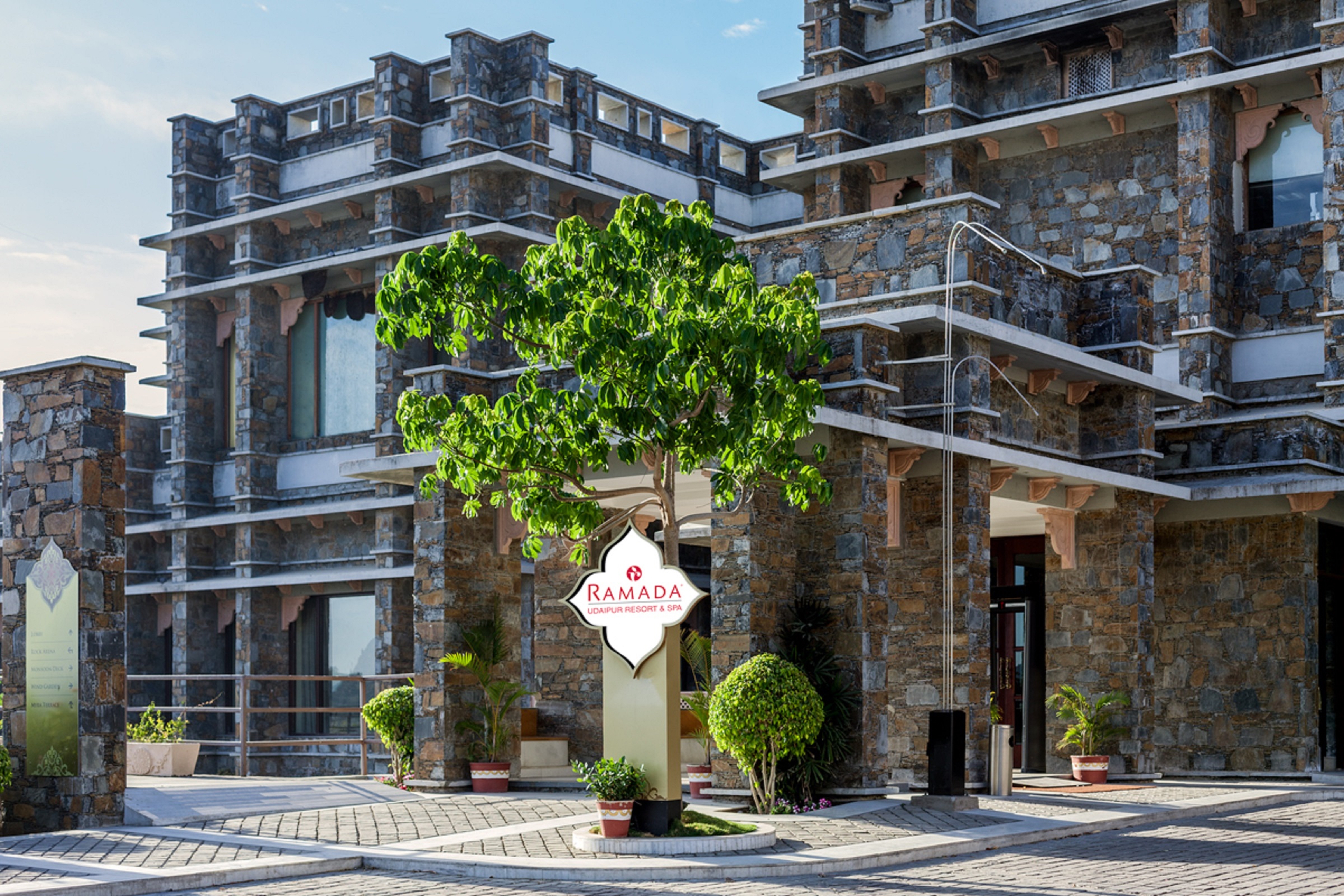 Exterior of Ramada by Wyndham Udaipur Resort and Spa hotel in Udaipur, Other than US/Canada