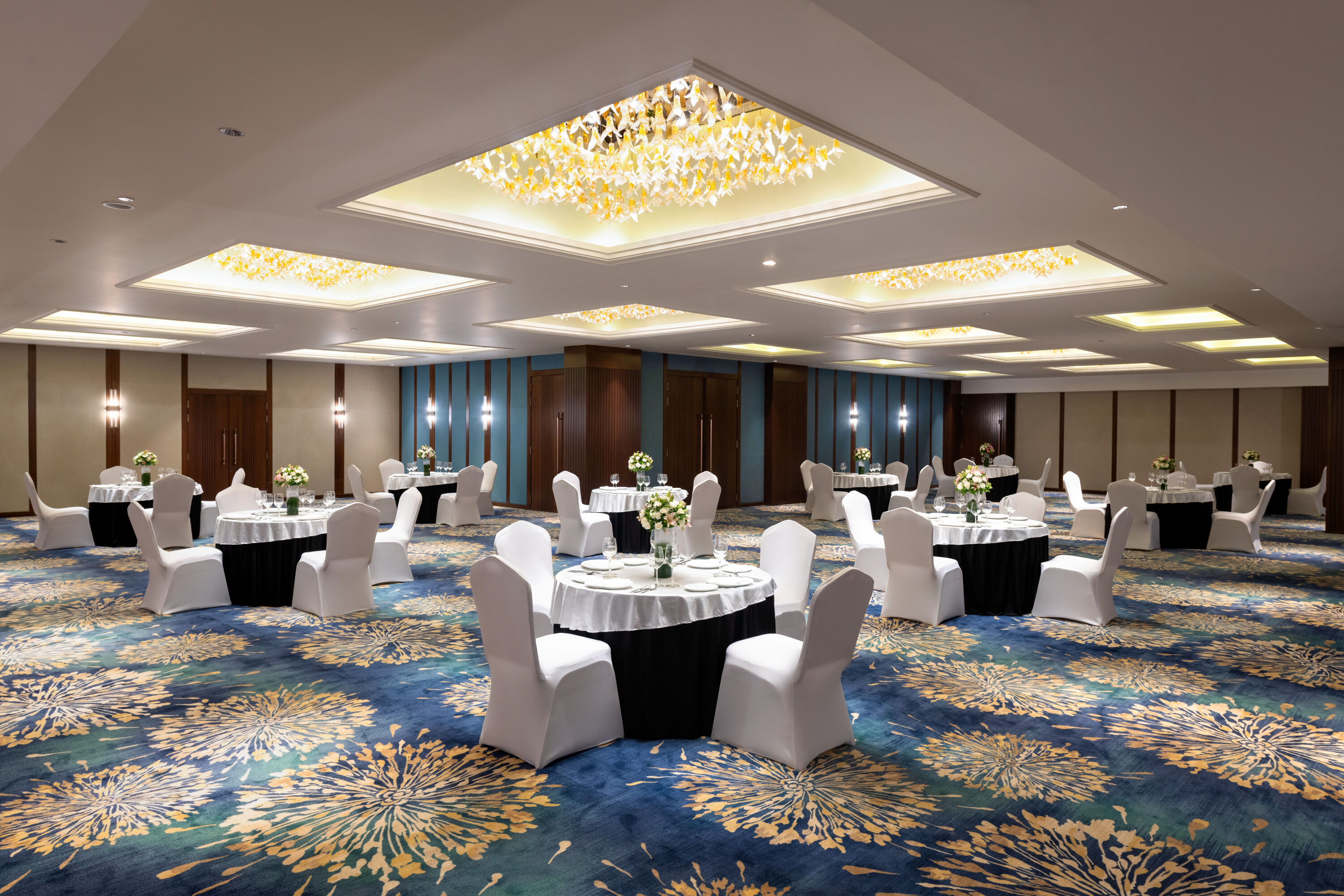 Meeting room banquet rounds at Ramada Encore by Wyndham Udaipur Roopnagar in Udaipur, Other than US/Canada