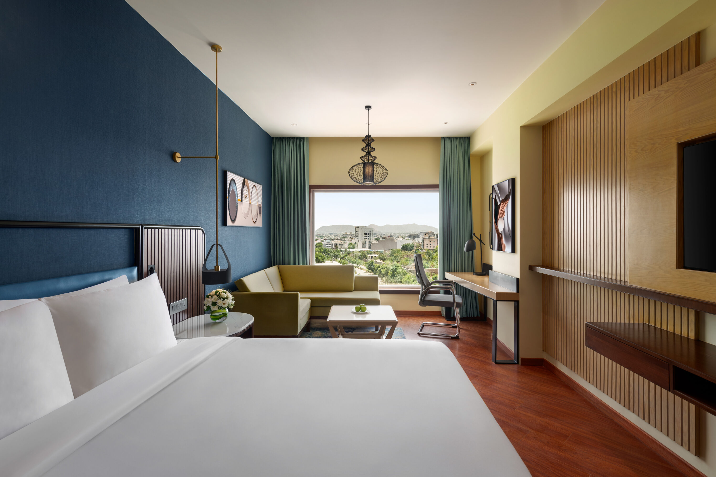 Guest room at the Ramada Encore by Wyndham Udaipur Roopnagar in Udaipur, Other than US/Canada