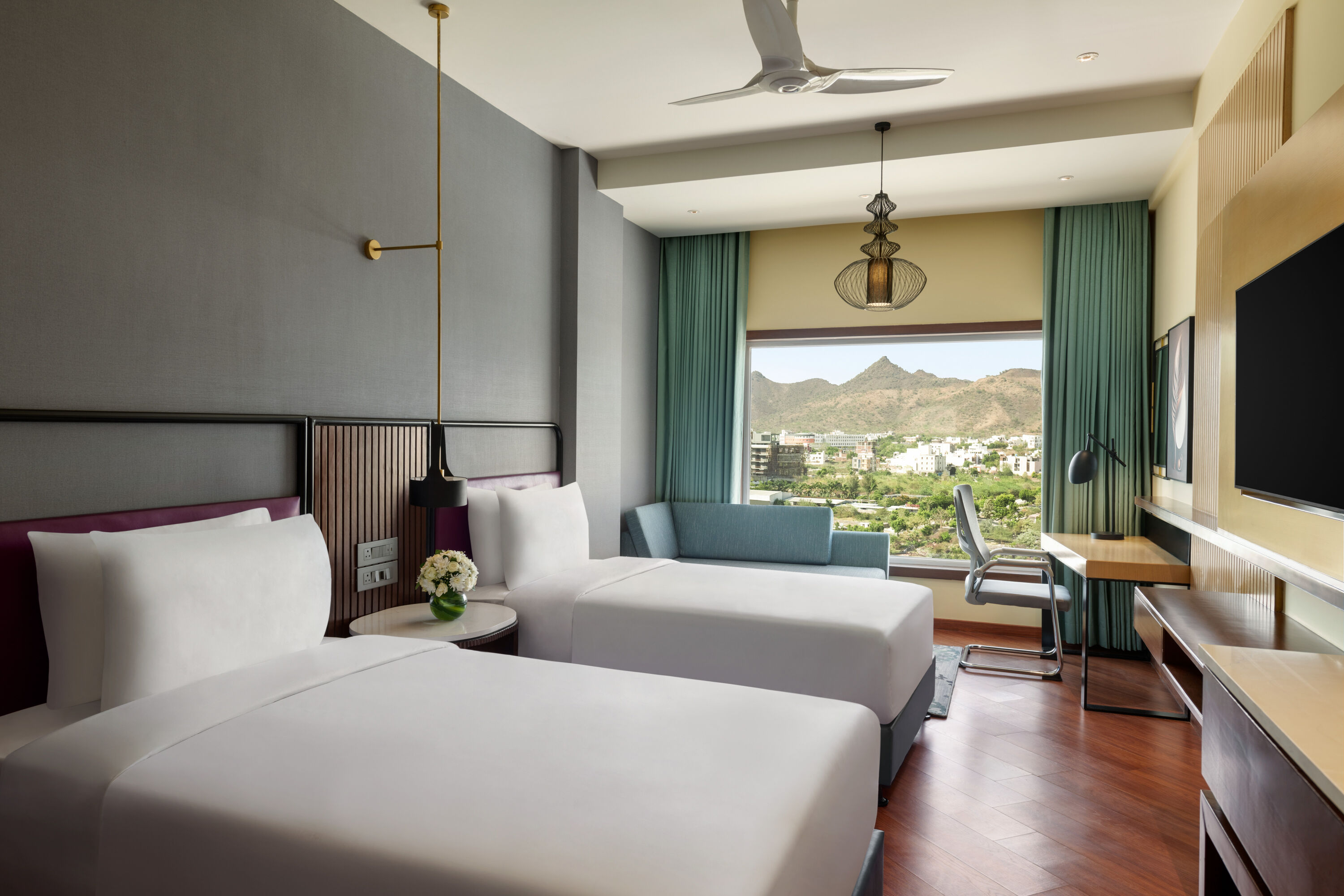 Guest room at the Ramada Encore by Wyndham Udaipur Roopnagar in Udaipur, Other than US/Canada