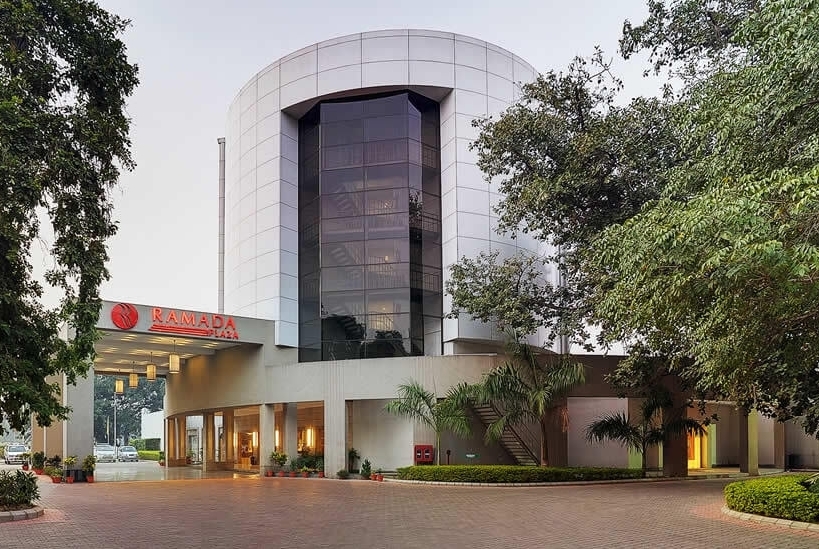 Exterior of Ramada Plaza by Wyndham JHV Varanasi hotel in Varanasi, Other than US/Canada