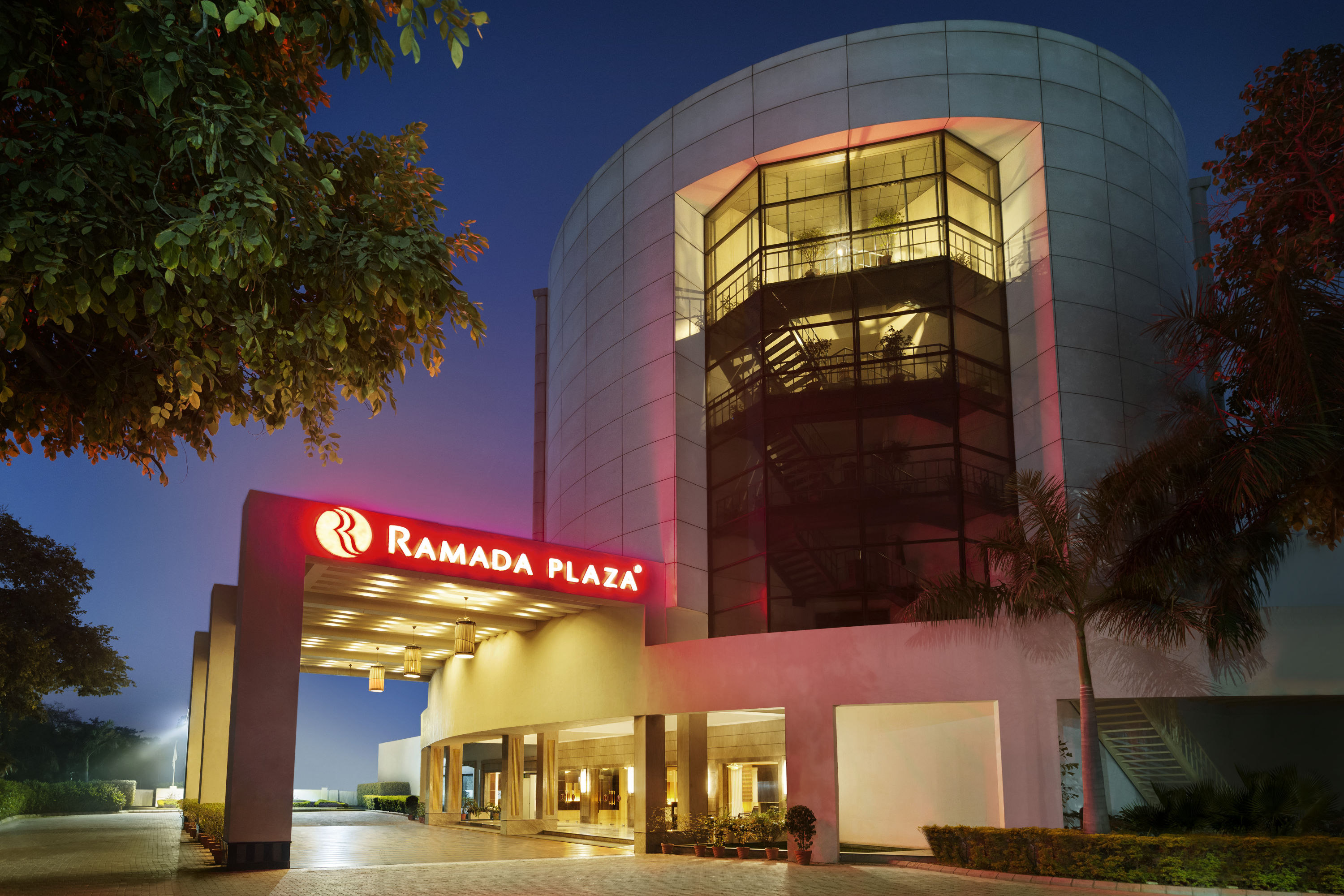Exterior of Ramada Plaza by Wyndham JHV Varanasi hotel in Varanasi, Other than US/Canada