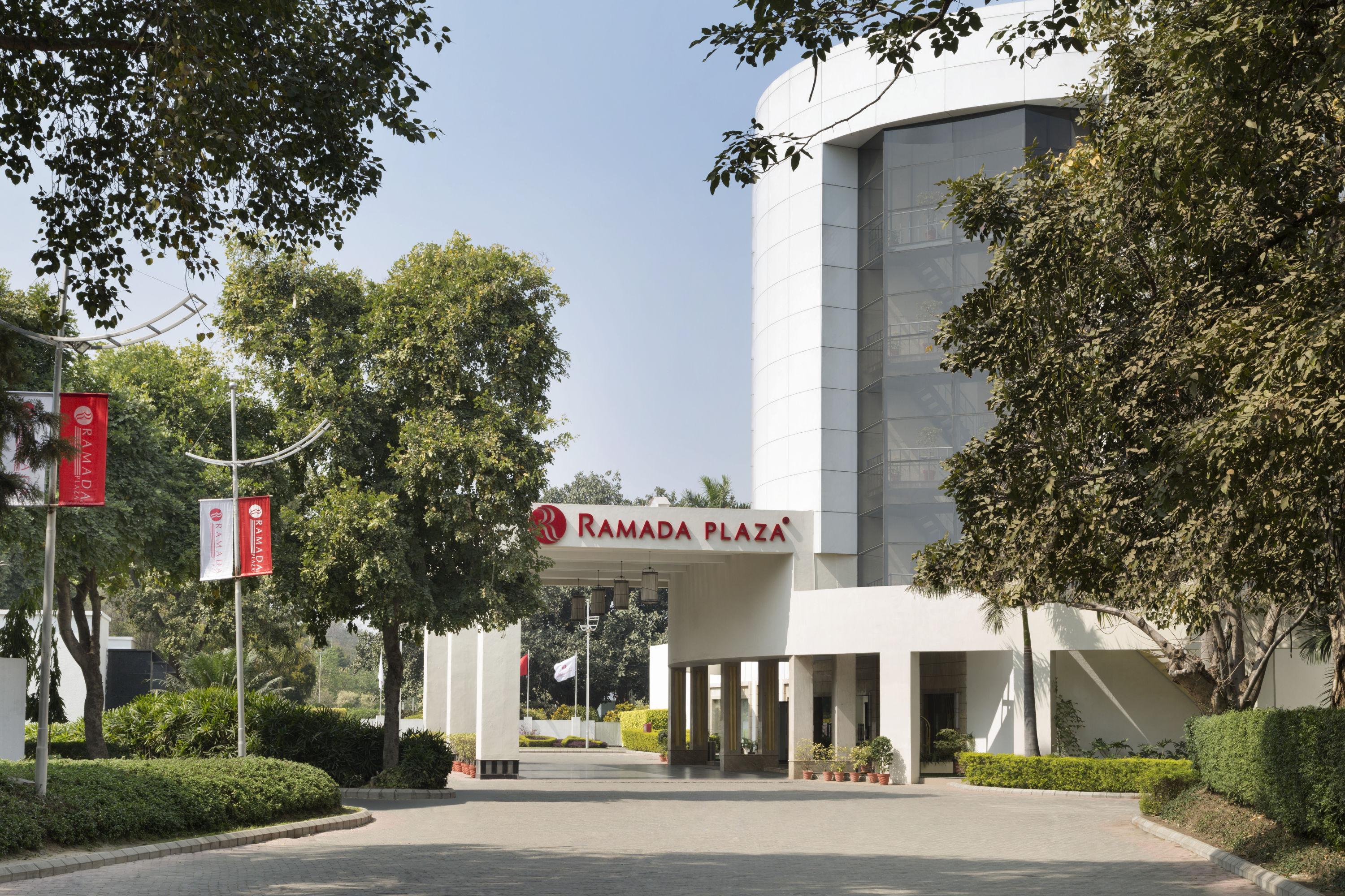 Exterior of Ramada Plaza by Wyndham JHV Varanasi hotel in Varanasi, Other than US/Canada