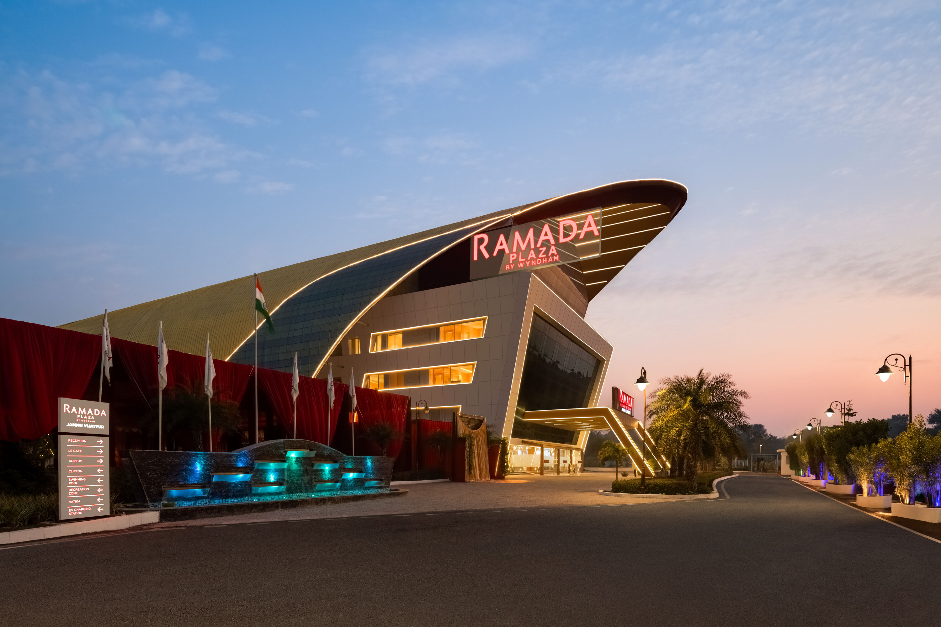 Exterior of Ramada Plaza by Wyndham Jammu Vijaypur hotel in Vijaypur, Other than US/Canada