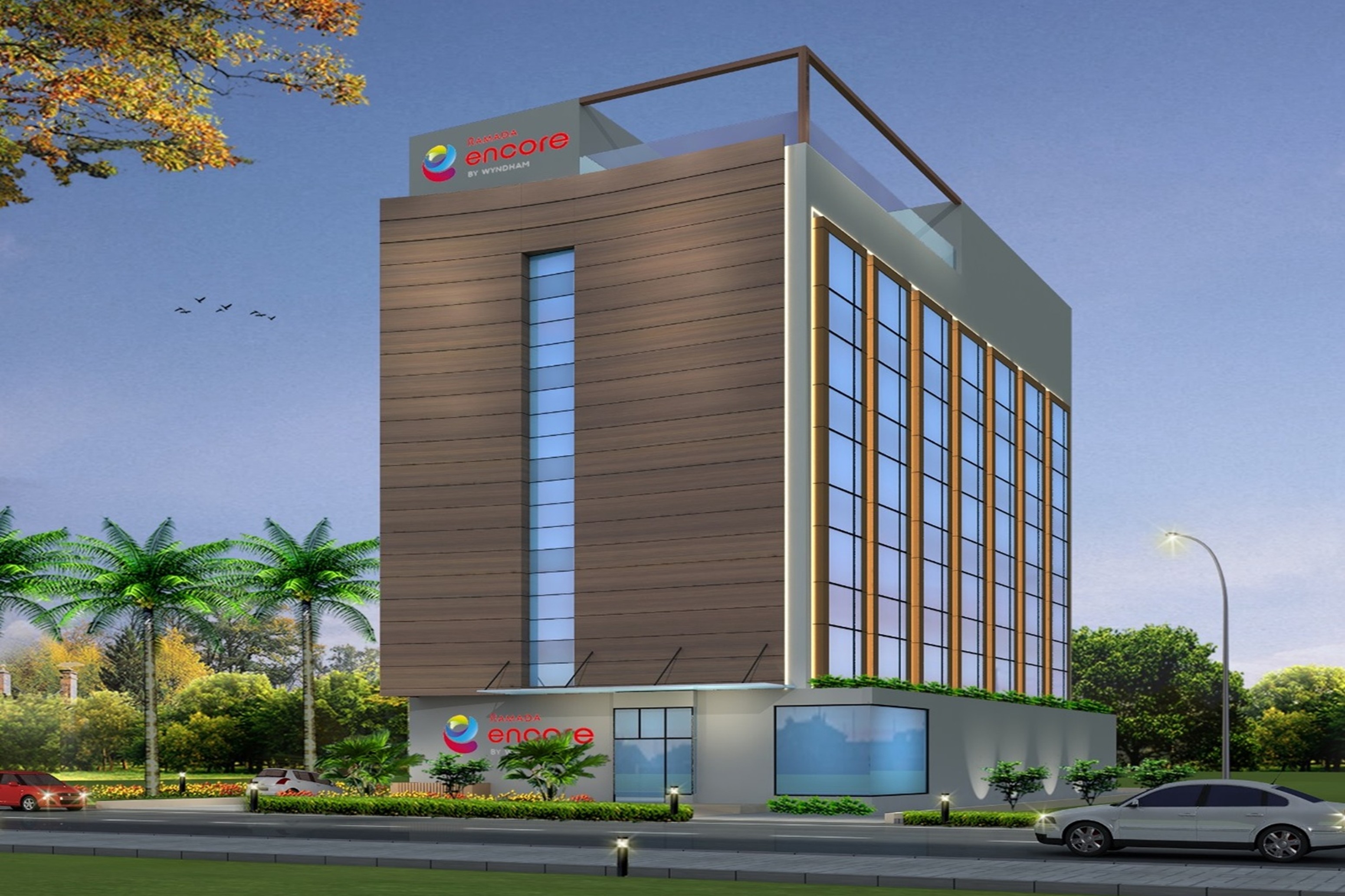 Exterior of Ramada Encore by Wyndham Vrindavan Rukmani Vihar hotel in Vrindavan, Other than US/Canada