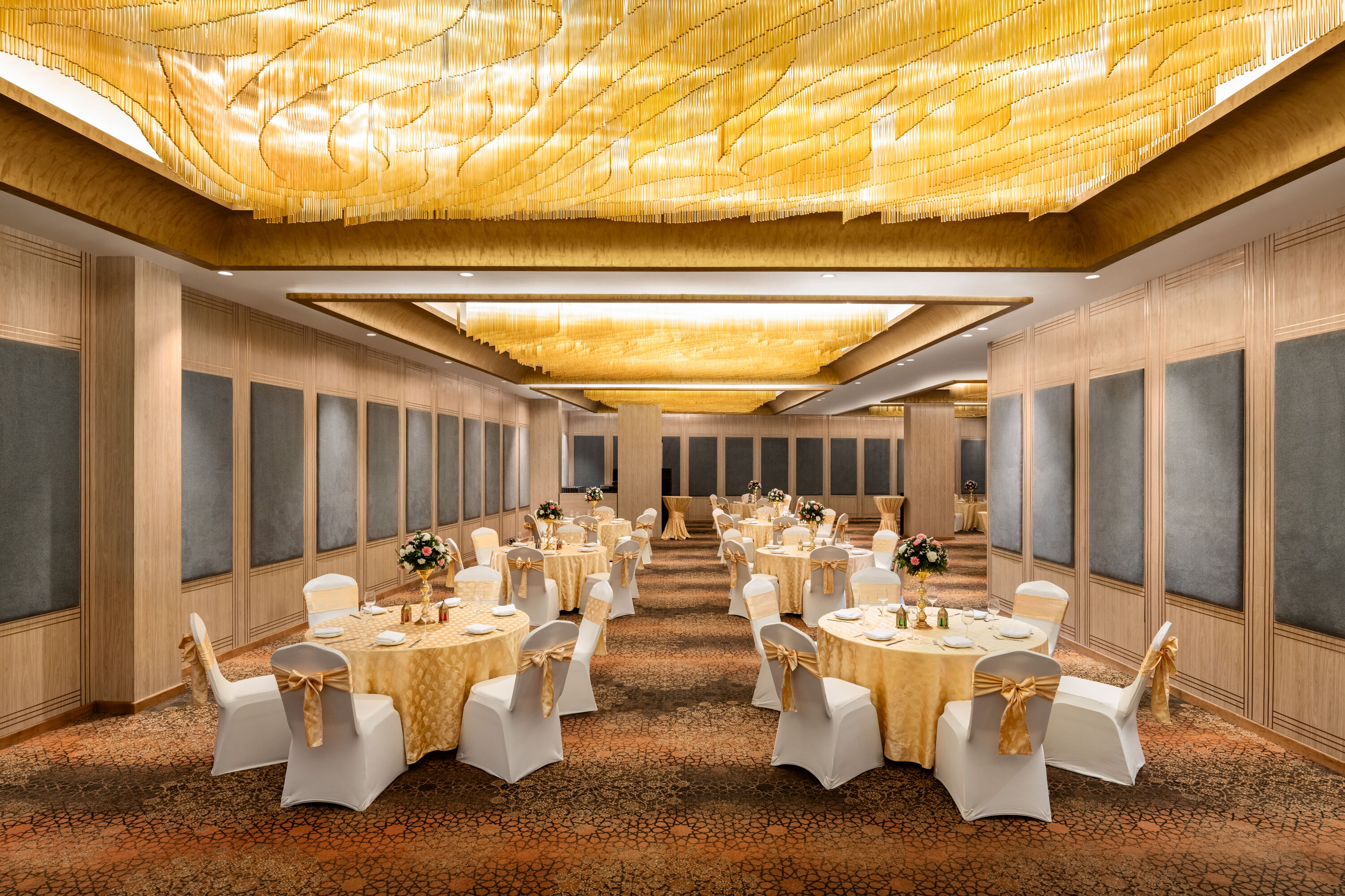 Ramada Encore by Wyndham Chandigarh Zirakpur ballroom banquet rounds in Zirakpur, Other than US/Canada