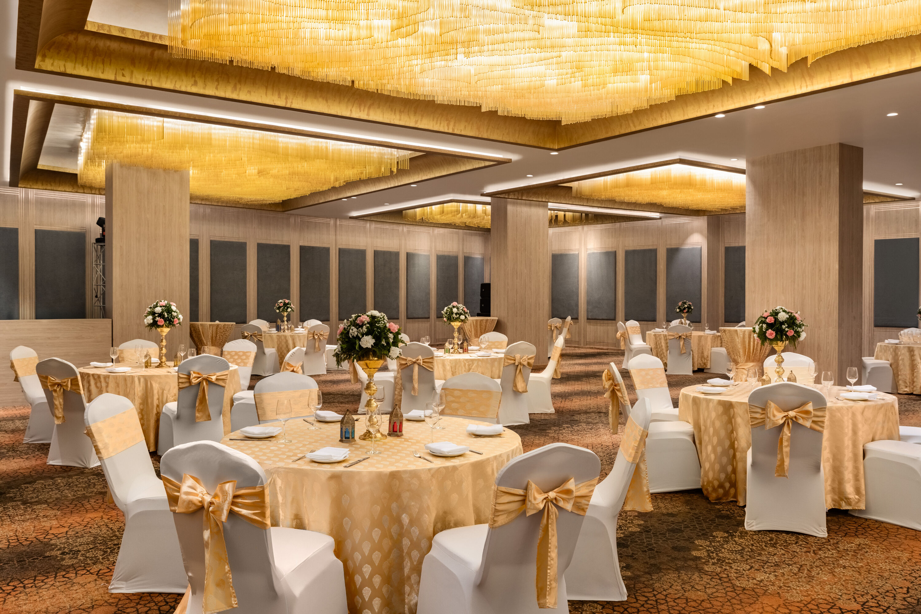 Ramada Encore by Wyndham Chandigarh Zirakpur ballroom banquet rounds in Zirakpur, Other than US/Canada