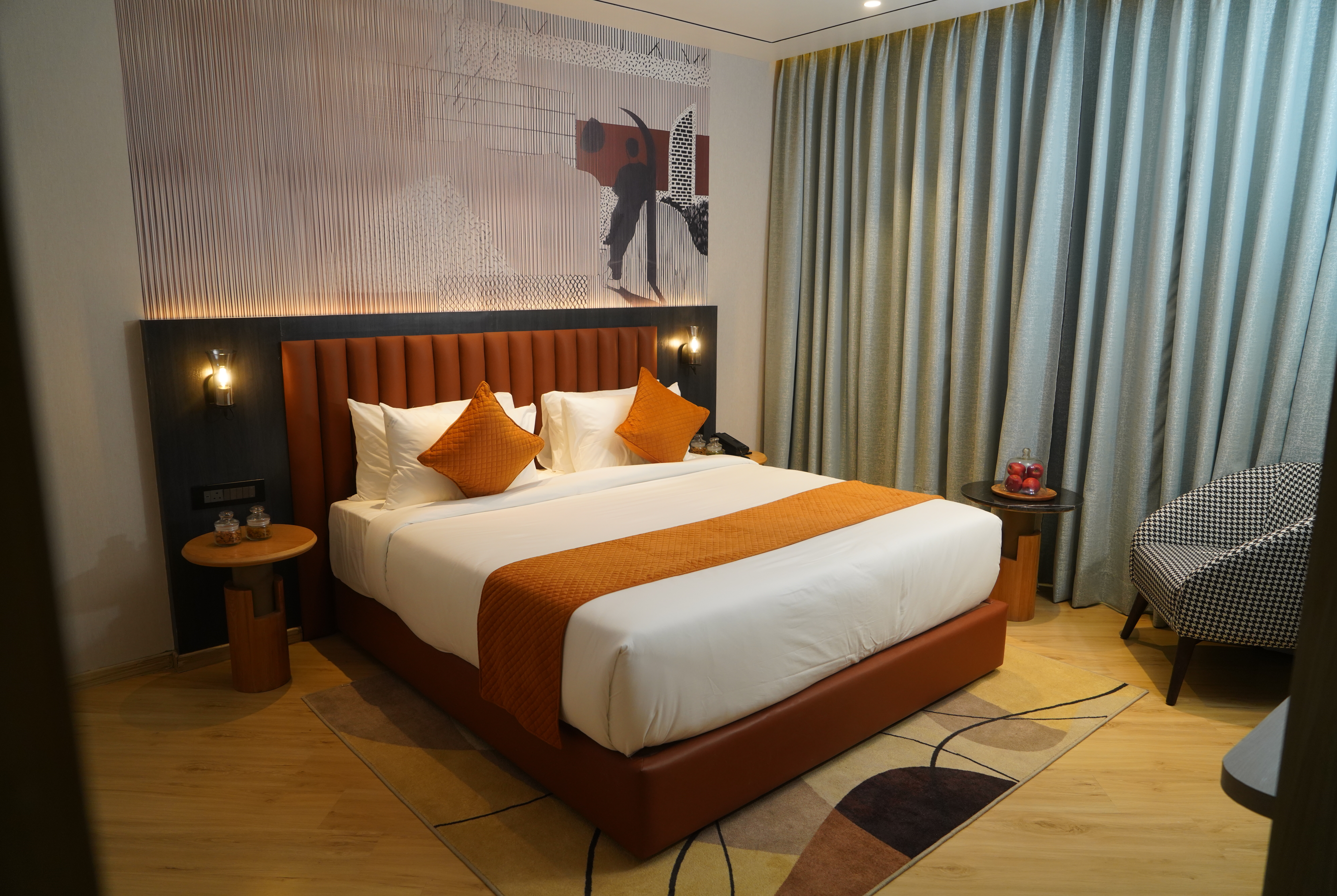 Guest room at the Ramada Encore by Wyndham Chandigarh Zirakpur in Zirakpur, Other than US/Canada
