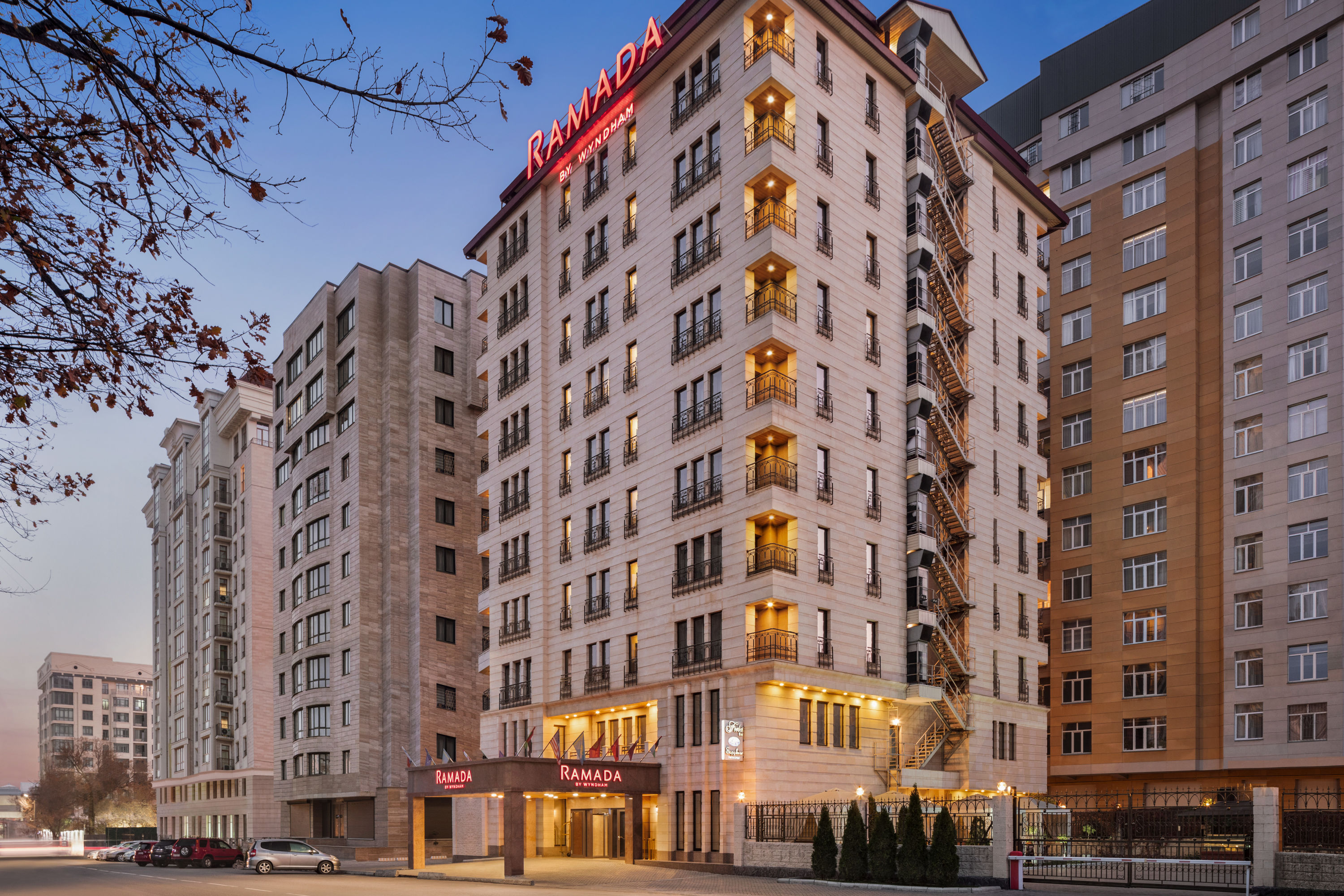 Exterior of Ramada by Wyndham Bishkek Centre hotel in Bishkek, Other than US/Canada