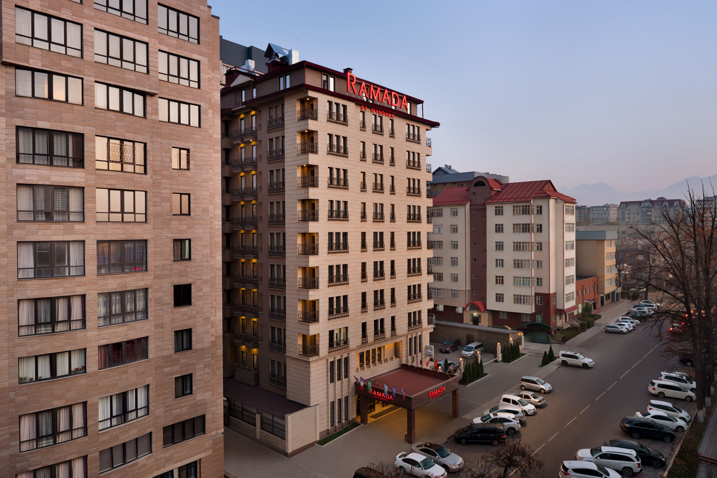 Exterior of Ramada by Wyndham Bishkek Centre hotel in Bishkek, Other than US/Canada