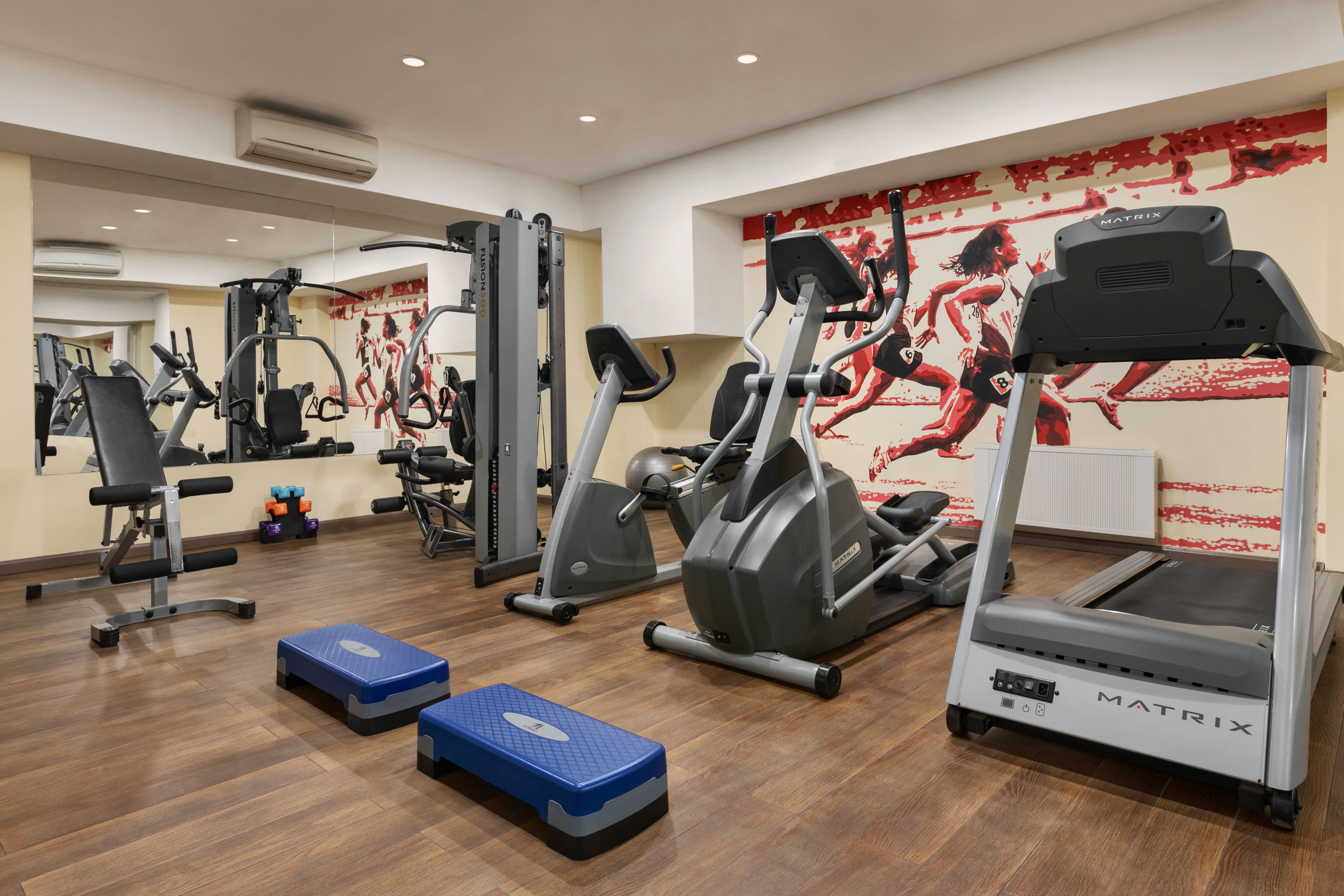 Fitness room at Ramada by Wyndham Bishkek Centre in Bishkek, Other than US/Canada