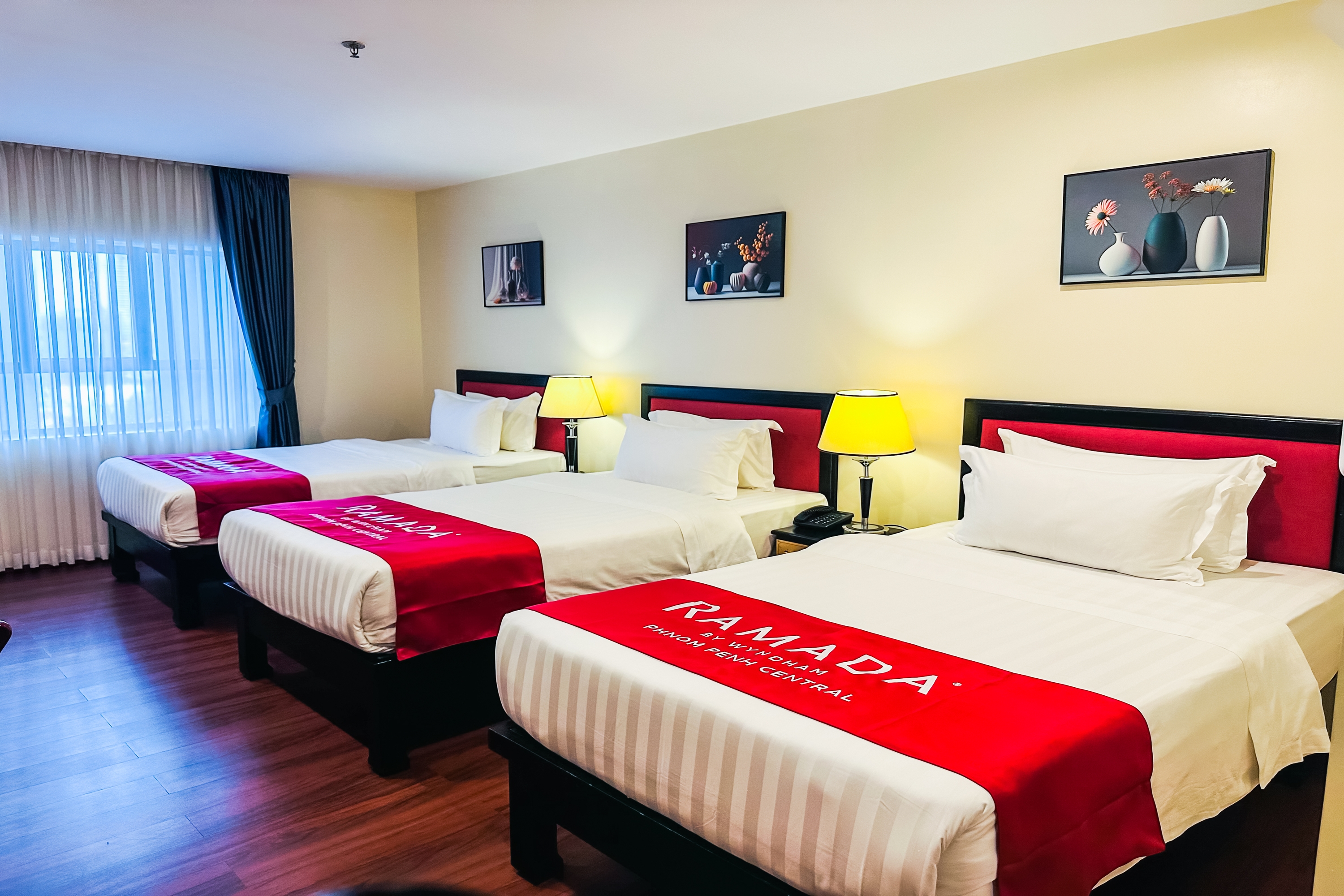 Guest room at the Ramada by Wyndham Phnom Penh Central in Phnom Penh, Other than US/Canada