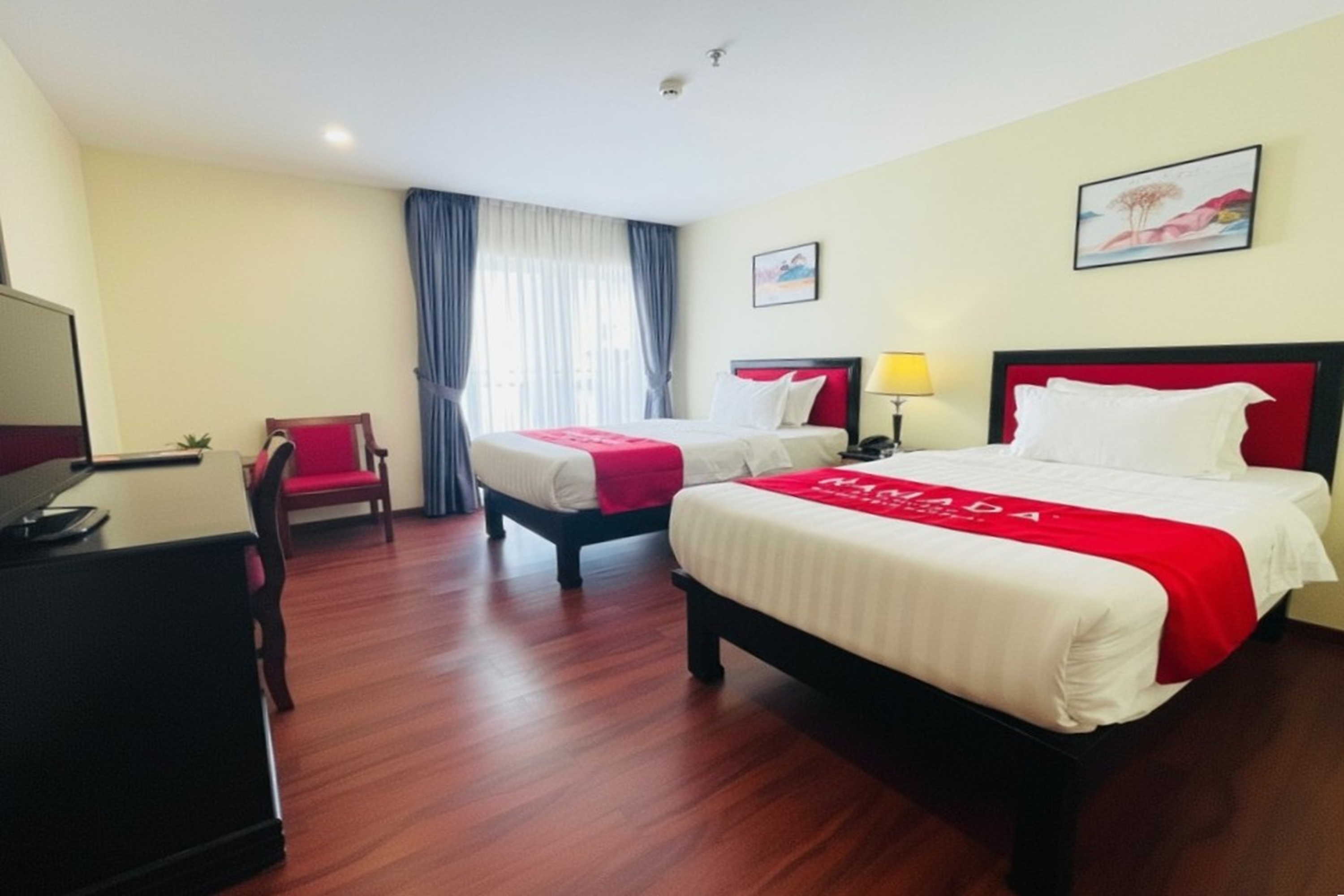 Guest room at the Ramada by Wyndham Phnom Penh Central in Phnom Penh, Other than US/Canada