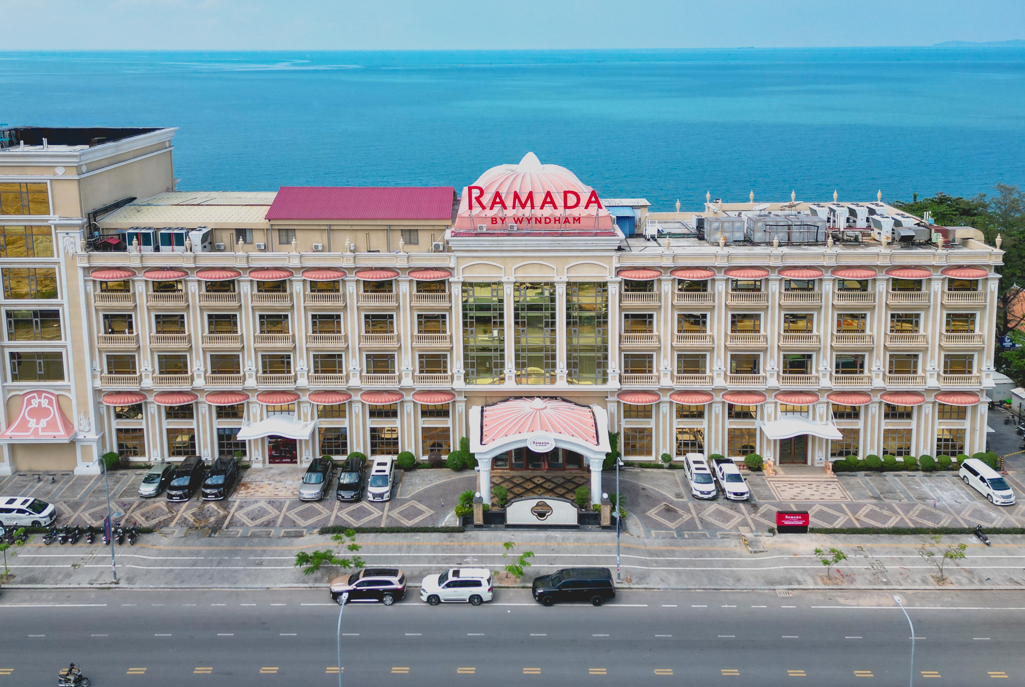 Front Exterior Image of Ramada by Wyndham Sihanoukville Xinhaohui Palace hotel in Sihanoukville, Other than US/Canada