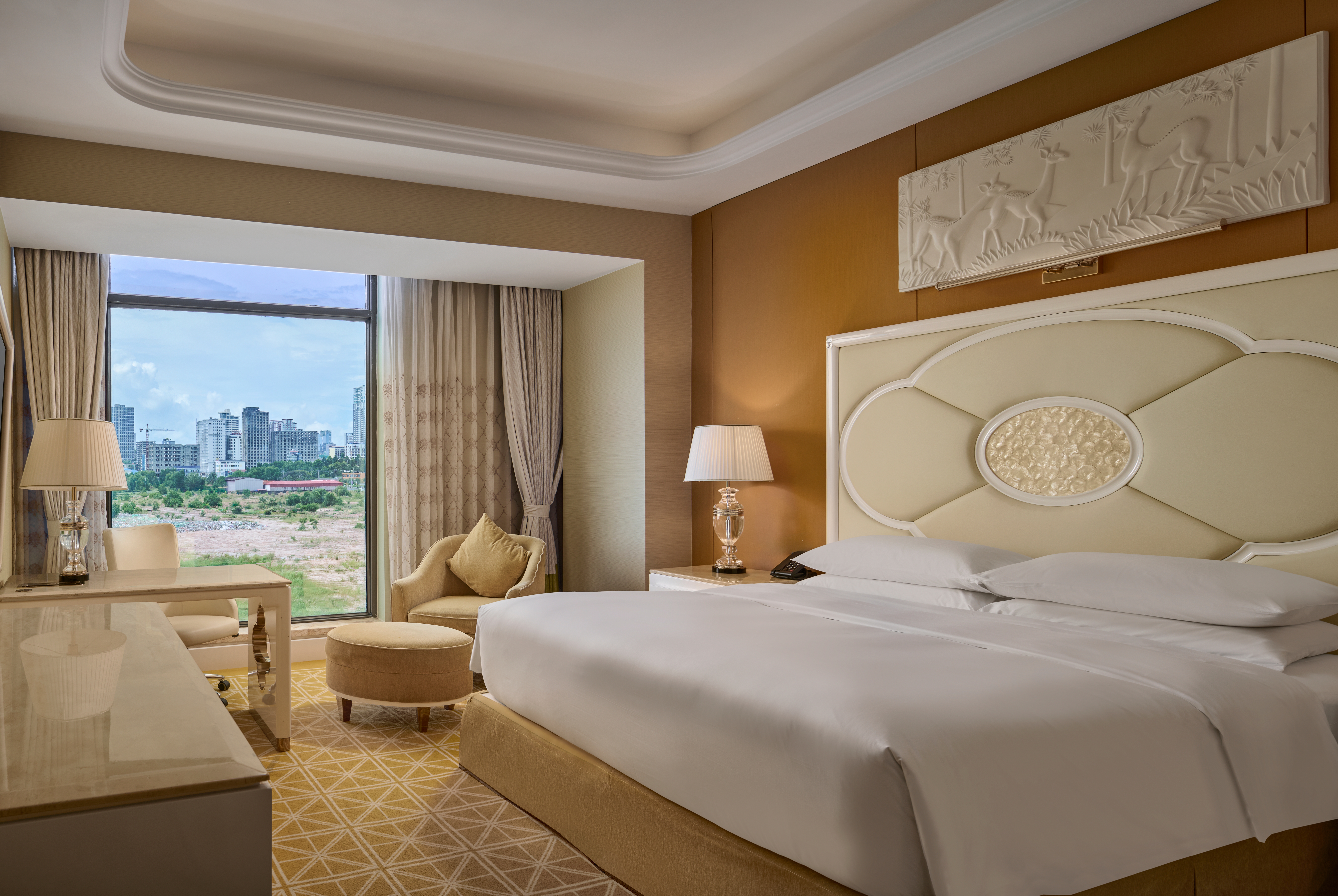 Guest room at the Ramada by Wyndham Sihanoukville Xinhaohui Palace in Sihanoukville, Other than US/Canada