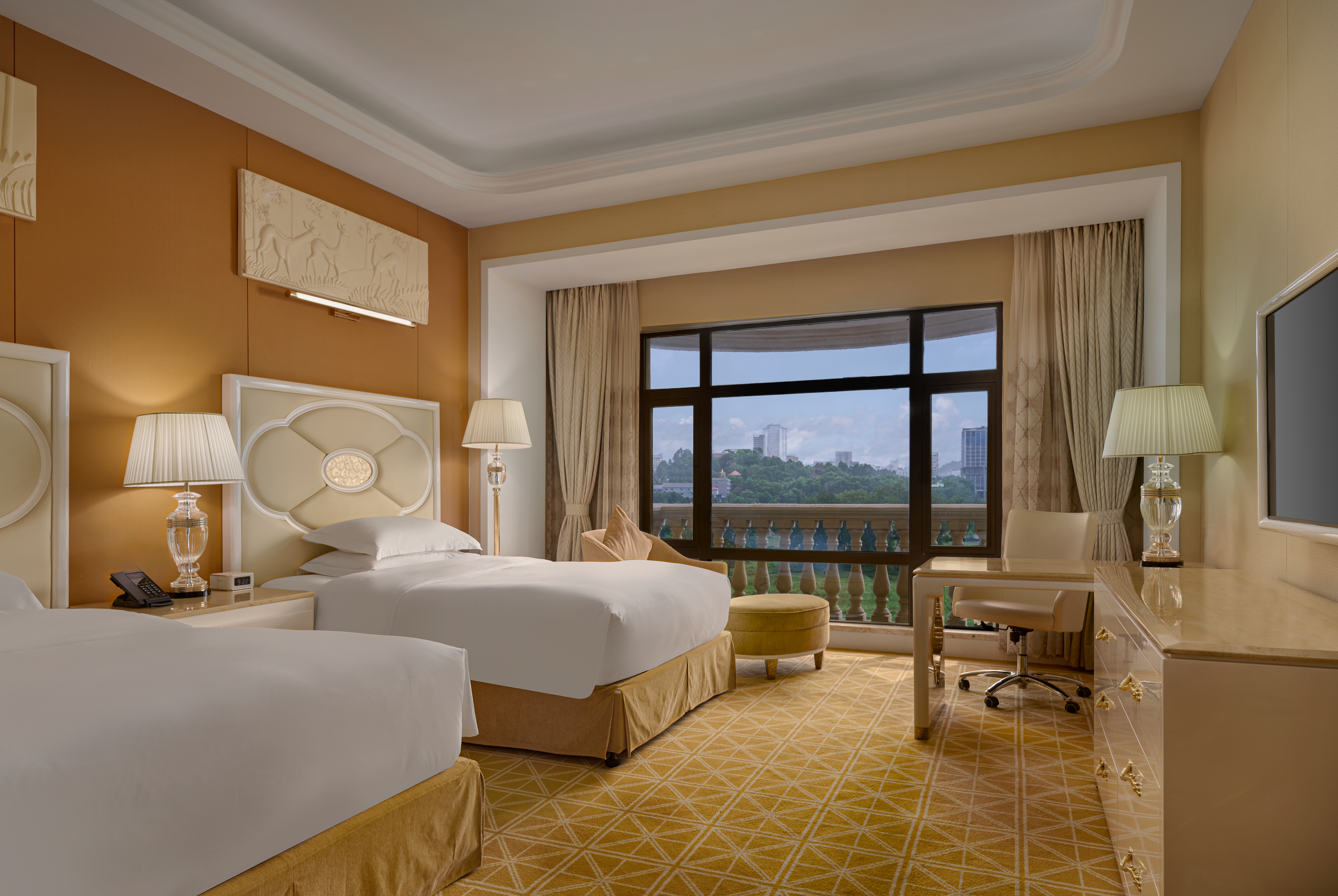 Guest room at the Ramada by Wyndham Sihanoukville Xinhaohui Palace in Sihanoukville, Other than US/Canada