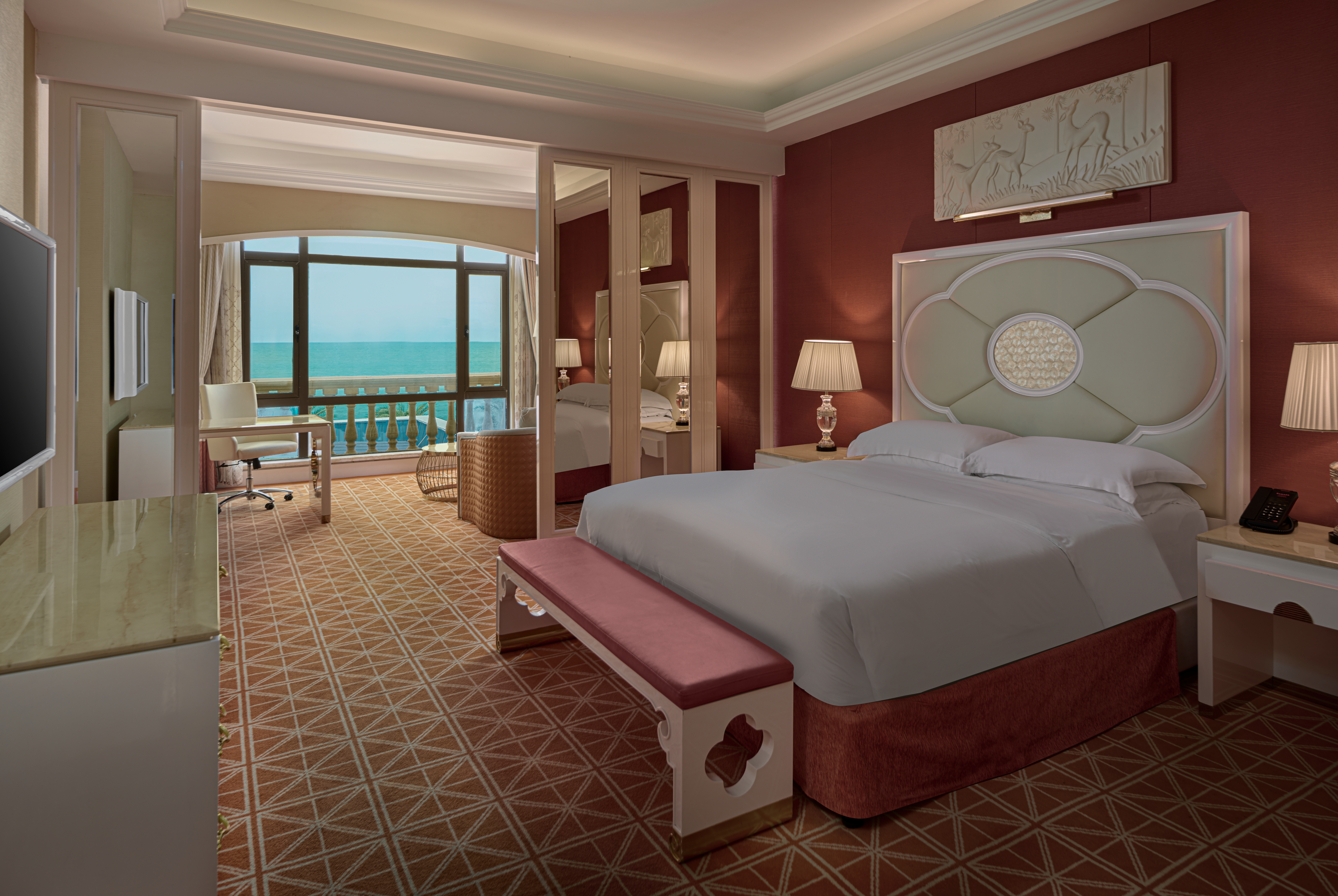 Guest room at the Ramada by Wyndham Sihanoukville Xinhaohui Palace in Sihanoukville, Other than US/Canada