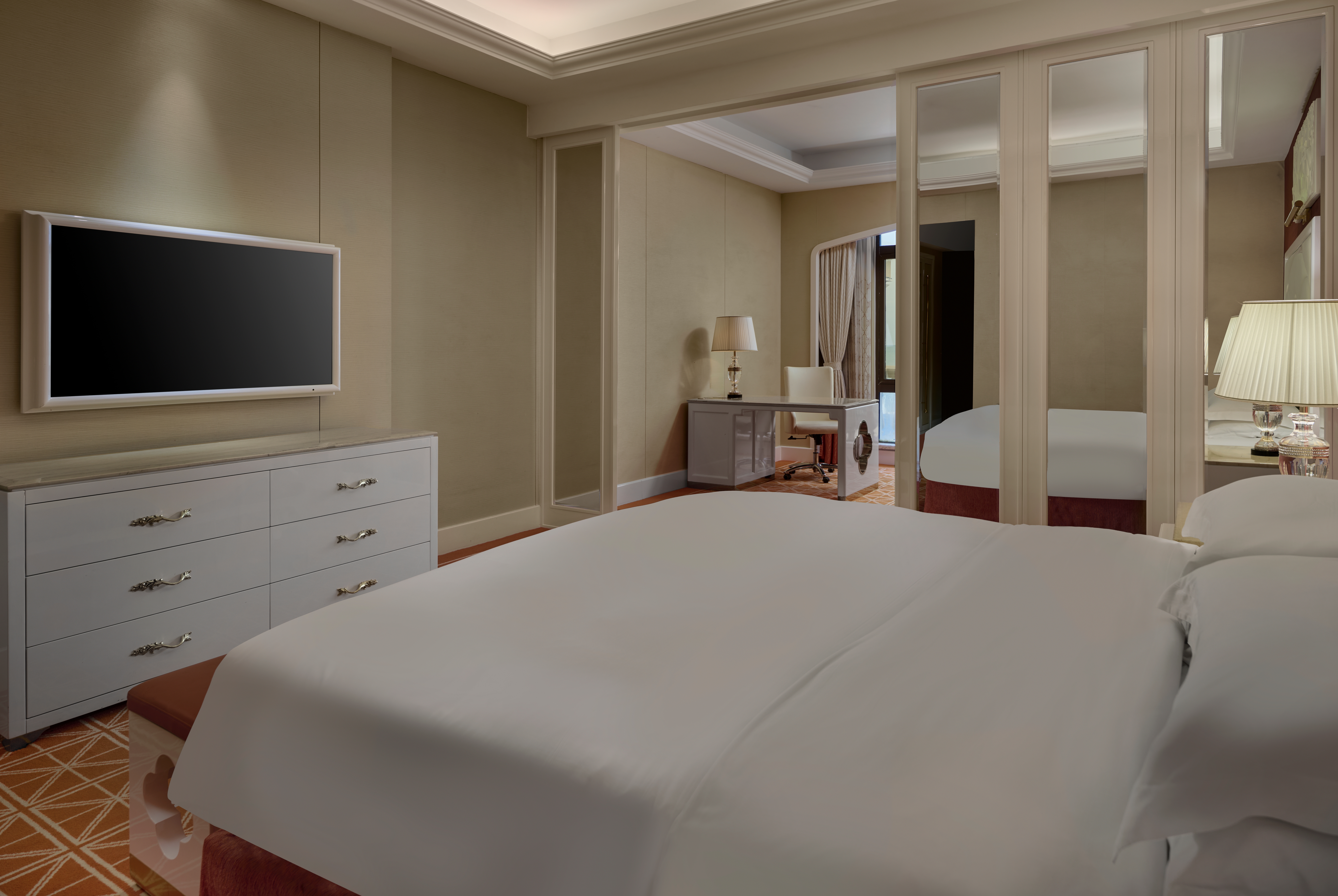 Guest room at the Ramada by Wyndham Sihanoukville Xinhaohui Palace in Sihanoukville, Other than US/Canada
