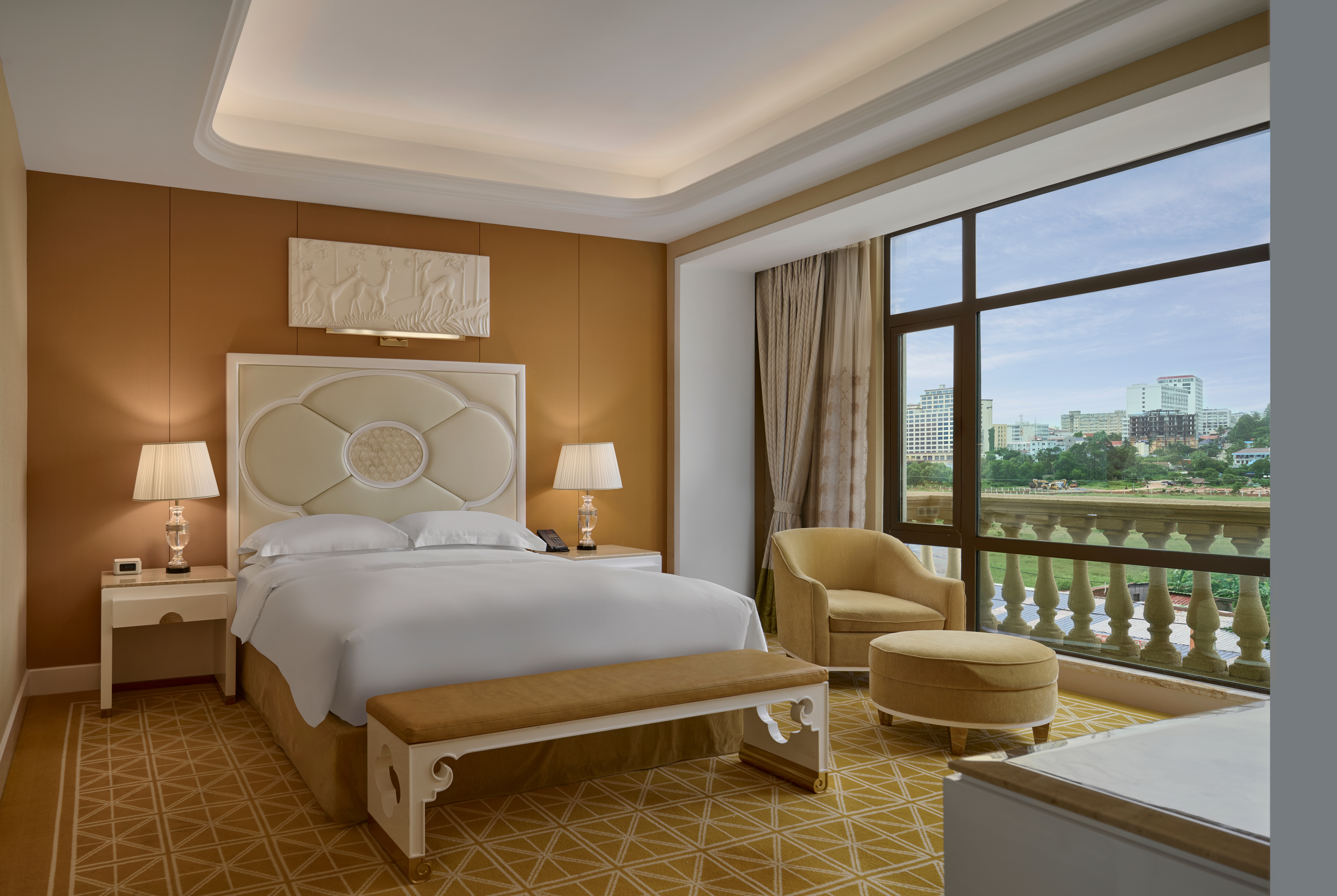 Guest room at the Ramada by Wyndham Sihanoukville Xinhaohui Palace in Sihanoukville, Other than US/Canada