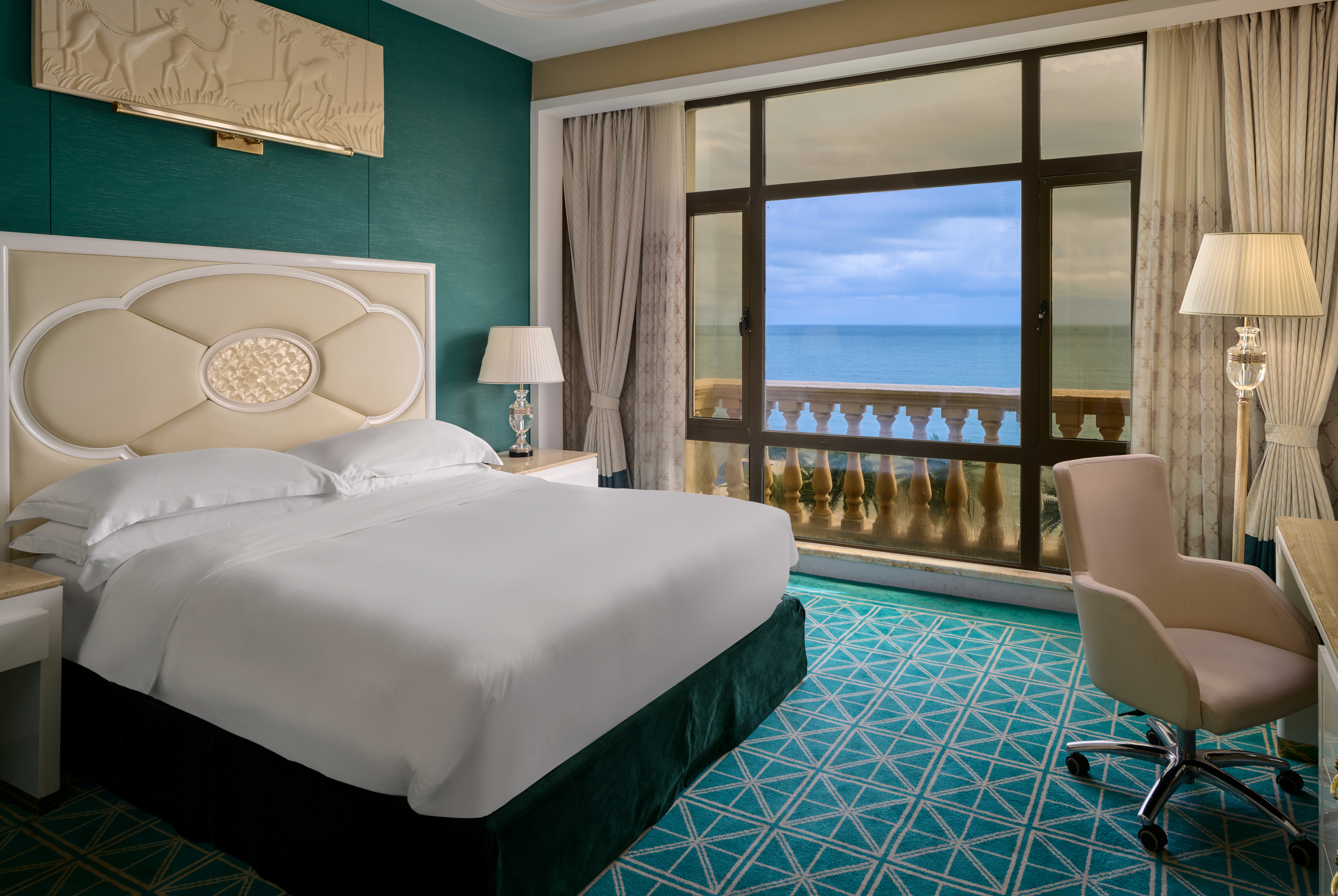 Guest room at the Ramada by Wyndham Sihanoukville Xinhaohui Palace in Sihanoukville, Other than US/Canada