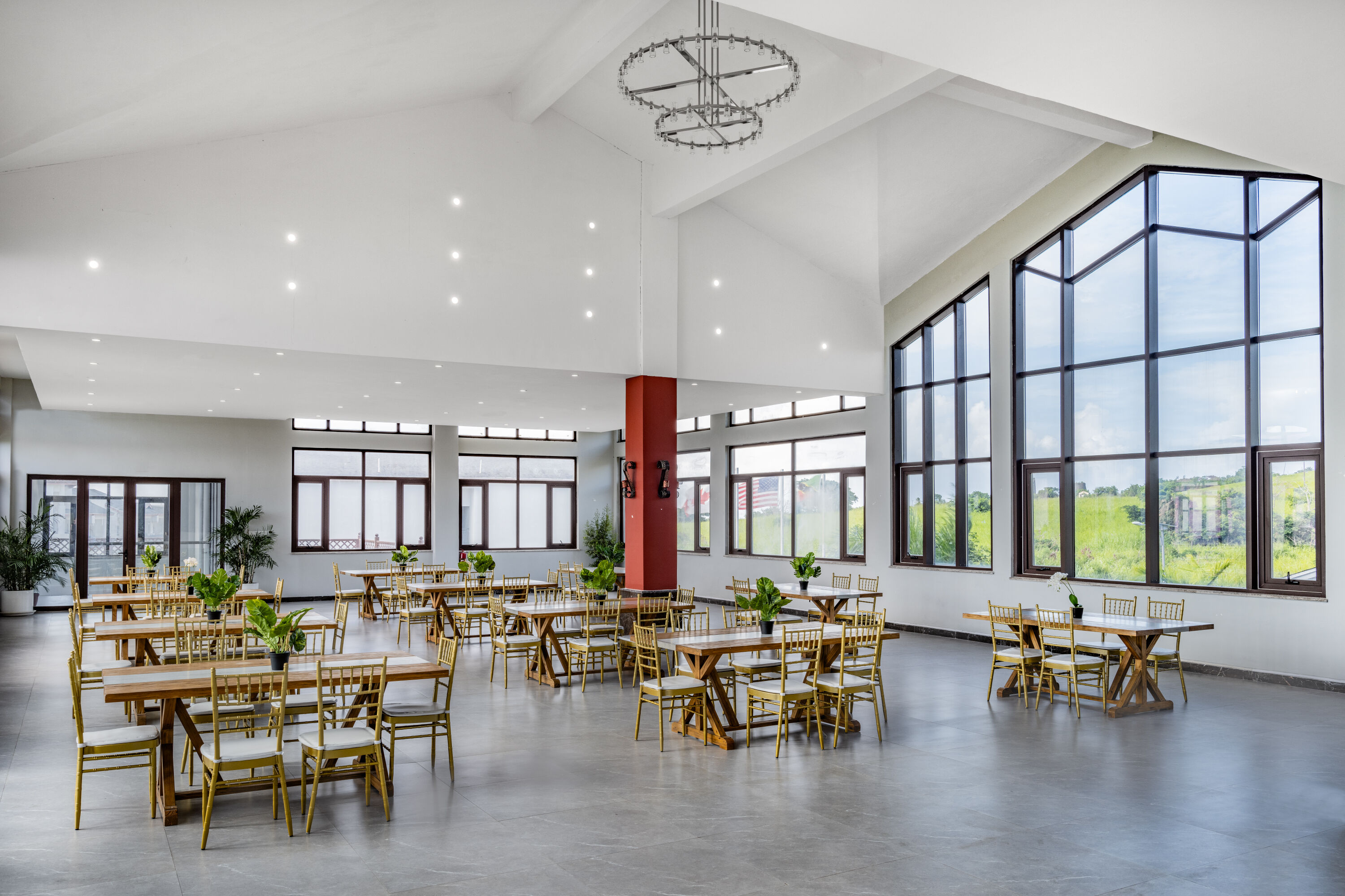 Meeting room banquet rounds at Ramada by Wyndham St. Kitts Resort in St. Kitts, Other than US/Canada