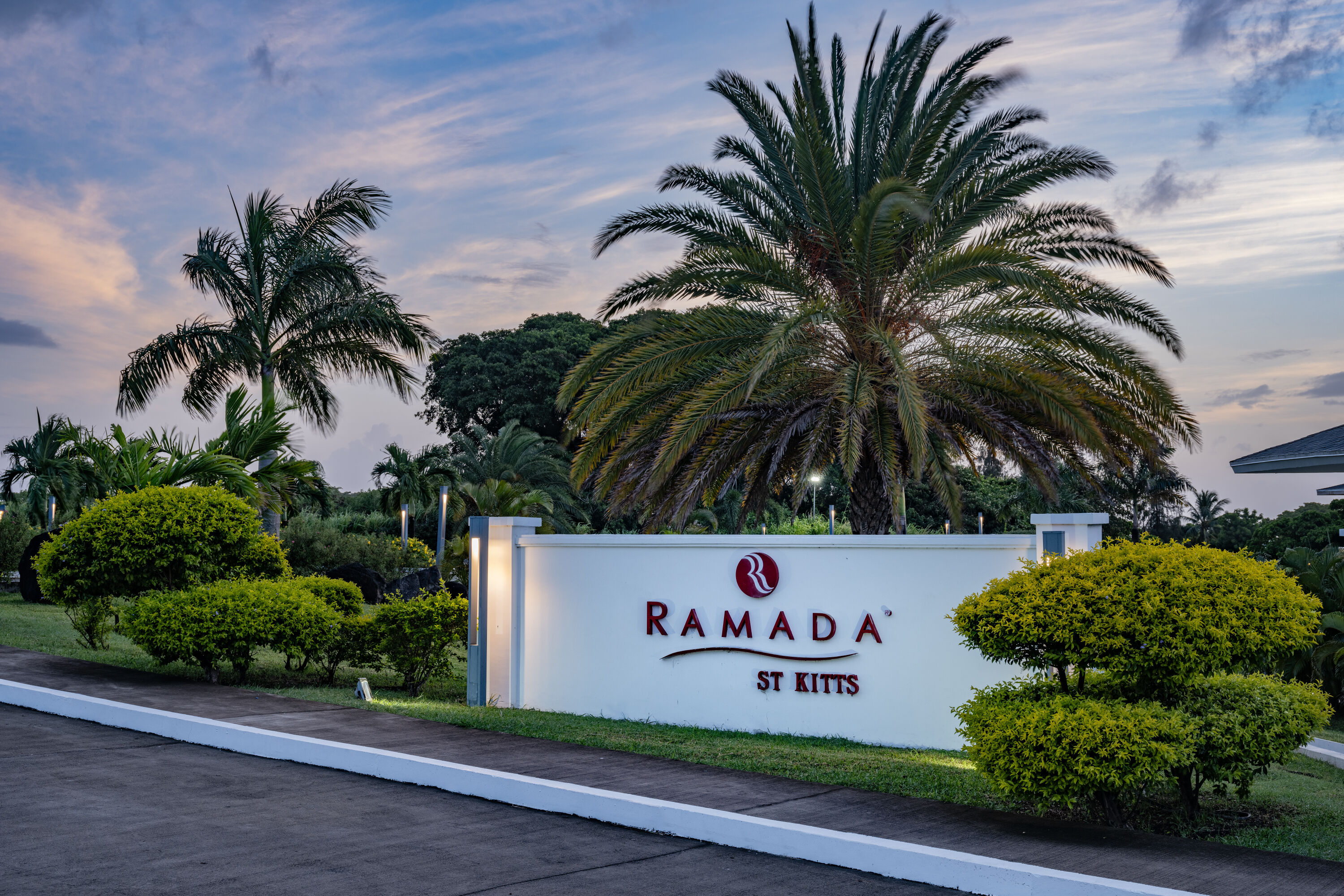 Exterior Dusk Image of Ramada by Wyndham St. Kitts Resort hotel in St. Kitts, Other than US/Canada