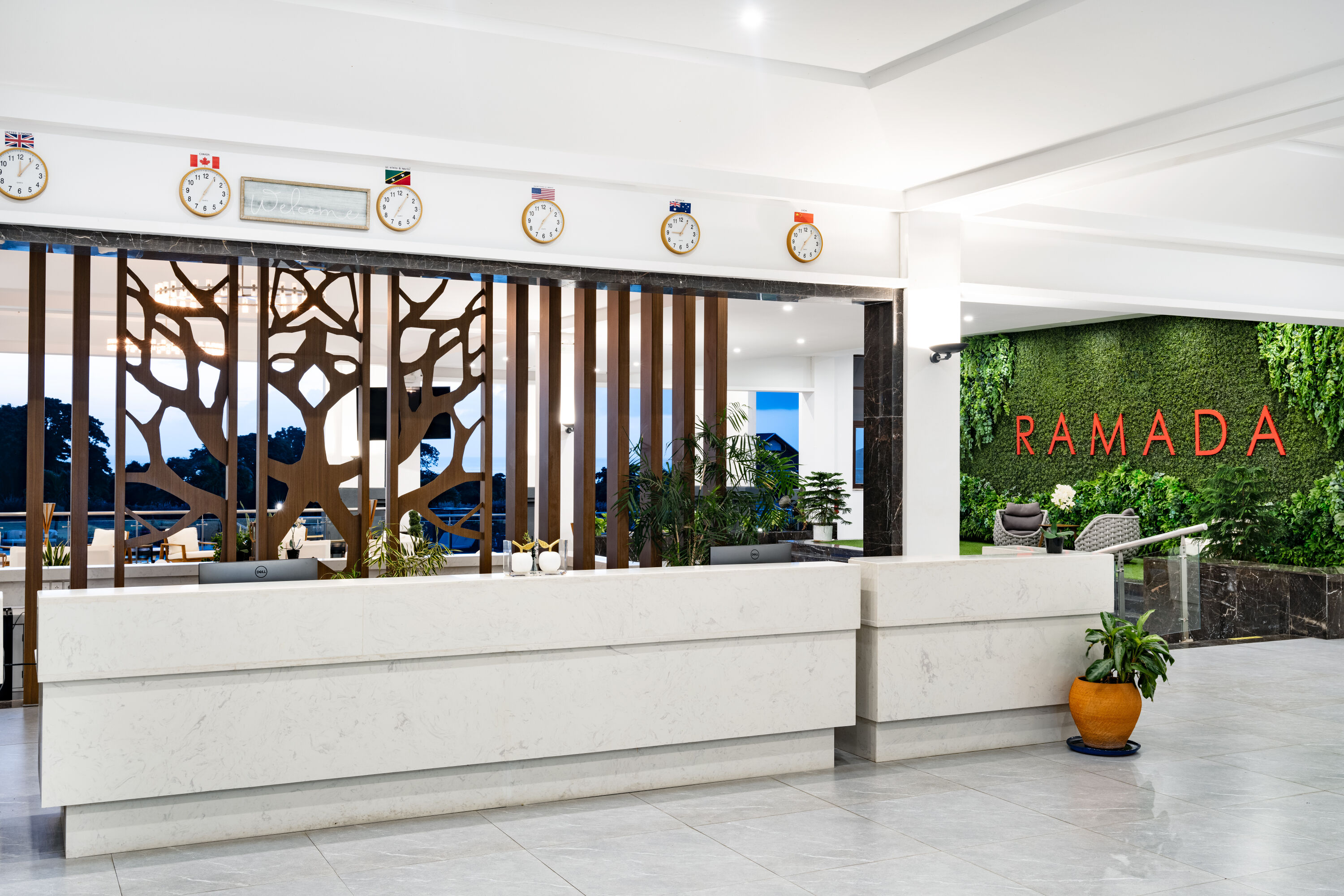Ramada by Wyndham St. Kitts Resort reception in St. Kitts, Other than US/Canada