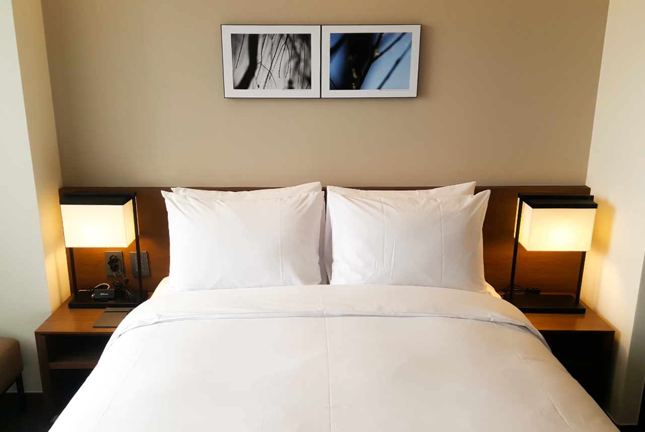 Guest room at the Ramada Encore by Wyndham Haeundae in Busan, Other than US/Canada