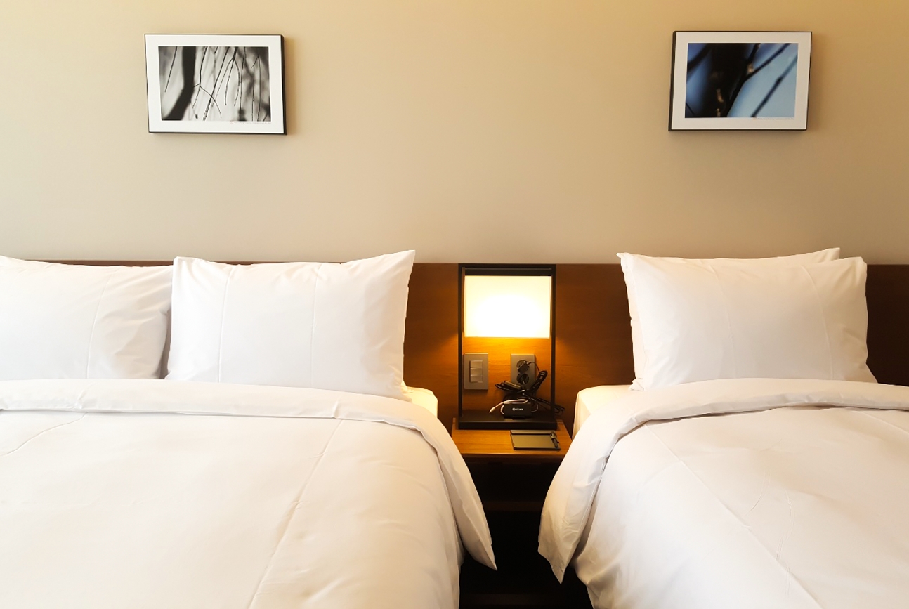 Guest room at the Ramada Encore by Wyndham Haeundae in Busan, Other than US/Canada